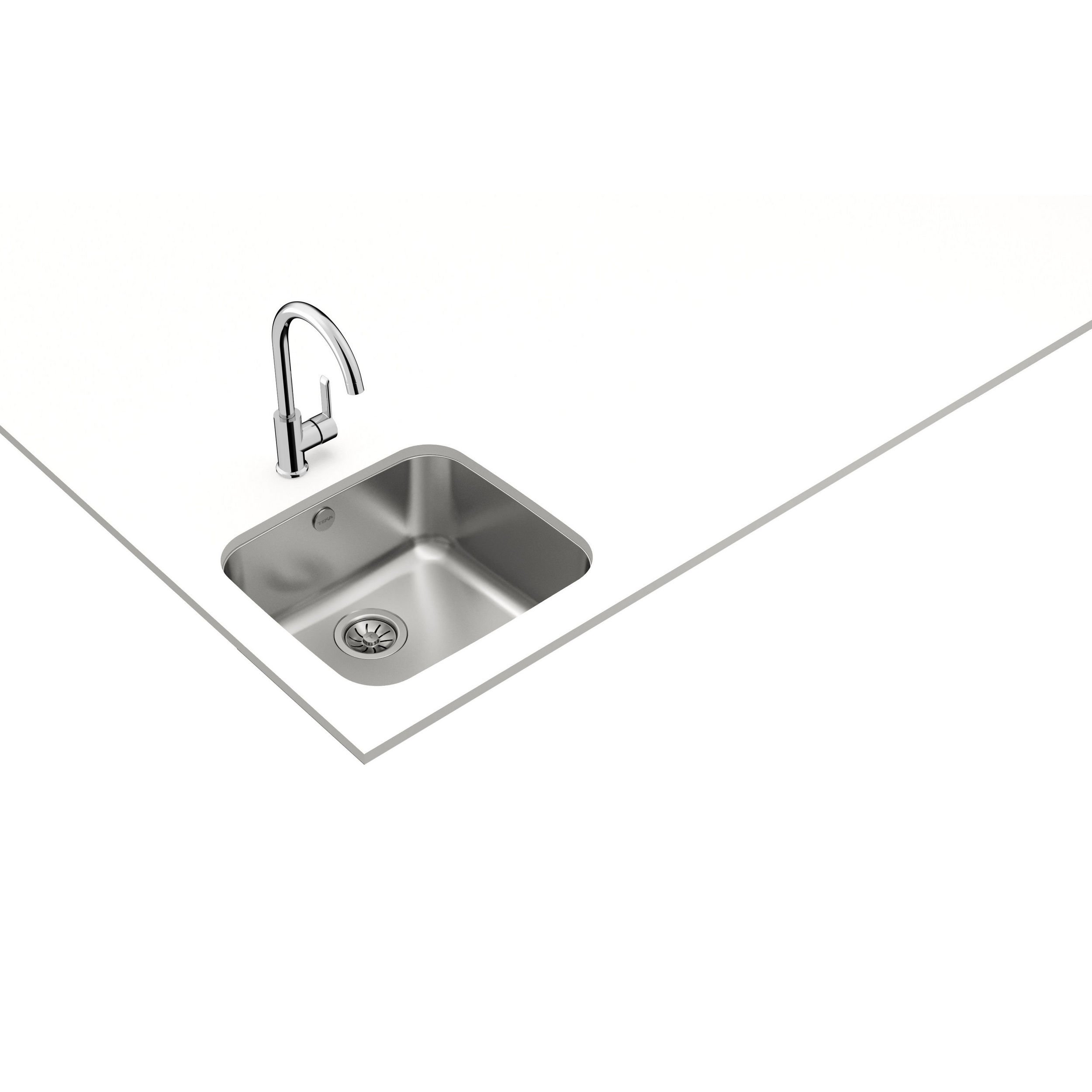 TEKA BE 45.40 Paslanmaz Çelik Tek Gözlü Damlalıksız Eviye (TEKA.10125123)