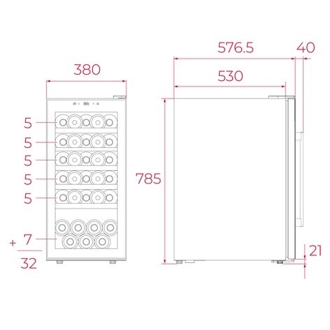 TEKA RVF 10032 GBK Solo Soğutucular (TEKA.113610001)