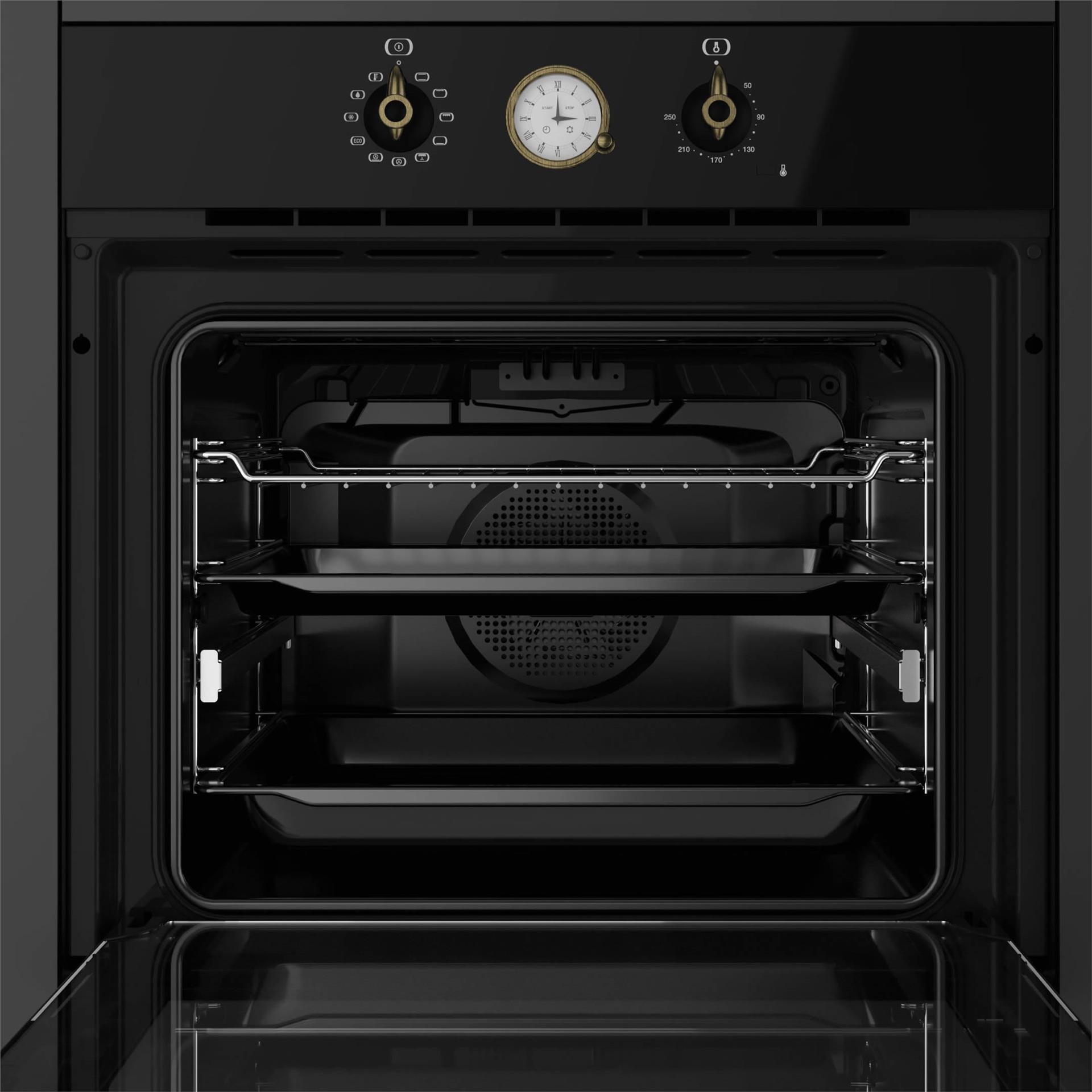 TEKA Antrasit Pirinç HRB 6300 Multi Fonksiyonel Ankastre Fırın (TEKA.111010010)