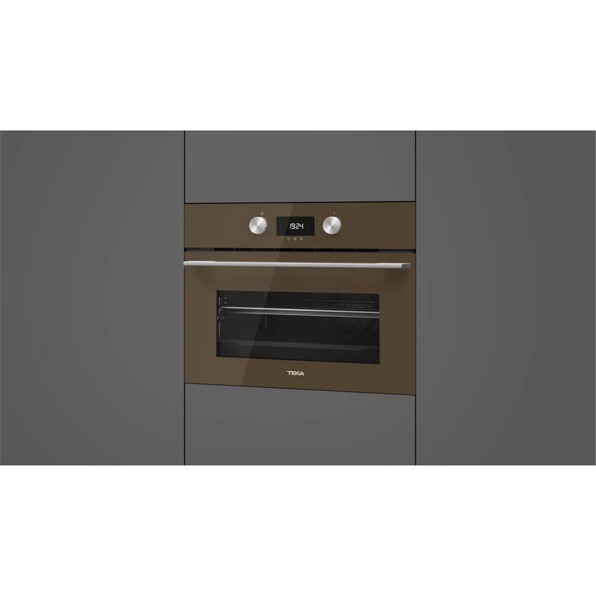 TEKA Kahverengi Cam HLC 8400 Kompakt Ankastre Fırın (TEKA.111130006)