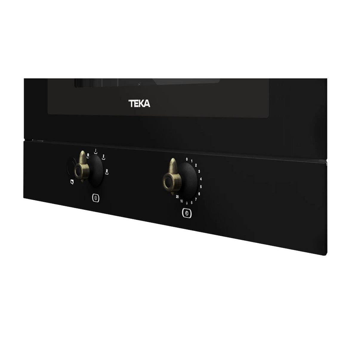 TEKA Rustik Siyah Cam 22 Litre MWR 22 BI Ankastre Mikrodalga Fırın (TEKA.40586300)