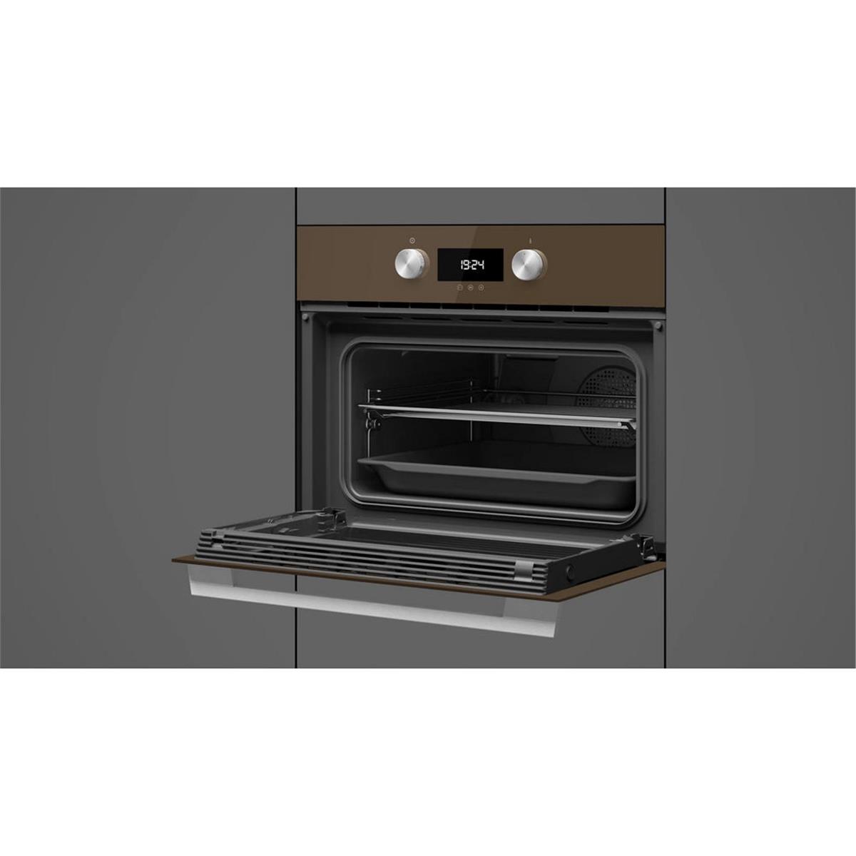 TEKA Kahverengi Cam HLC 8400 Kompakt Ankastre Fırın (TEKA.111130006)