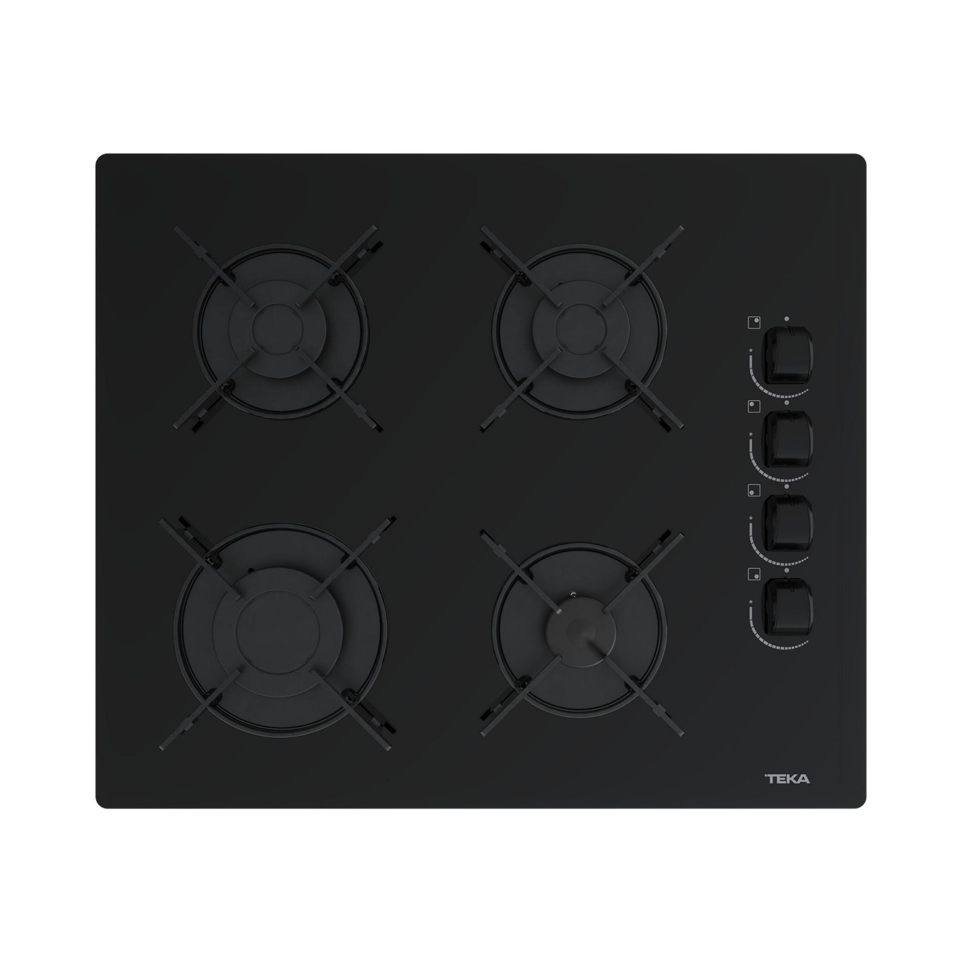 TEKA Siyah Cam Ankastre Set (3' Lü Set)