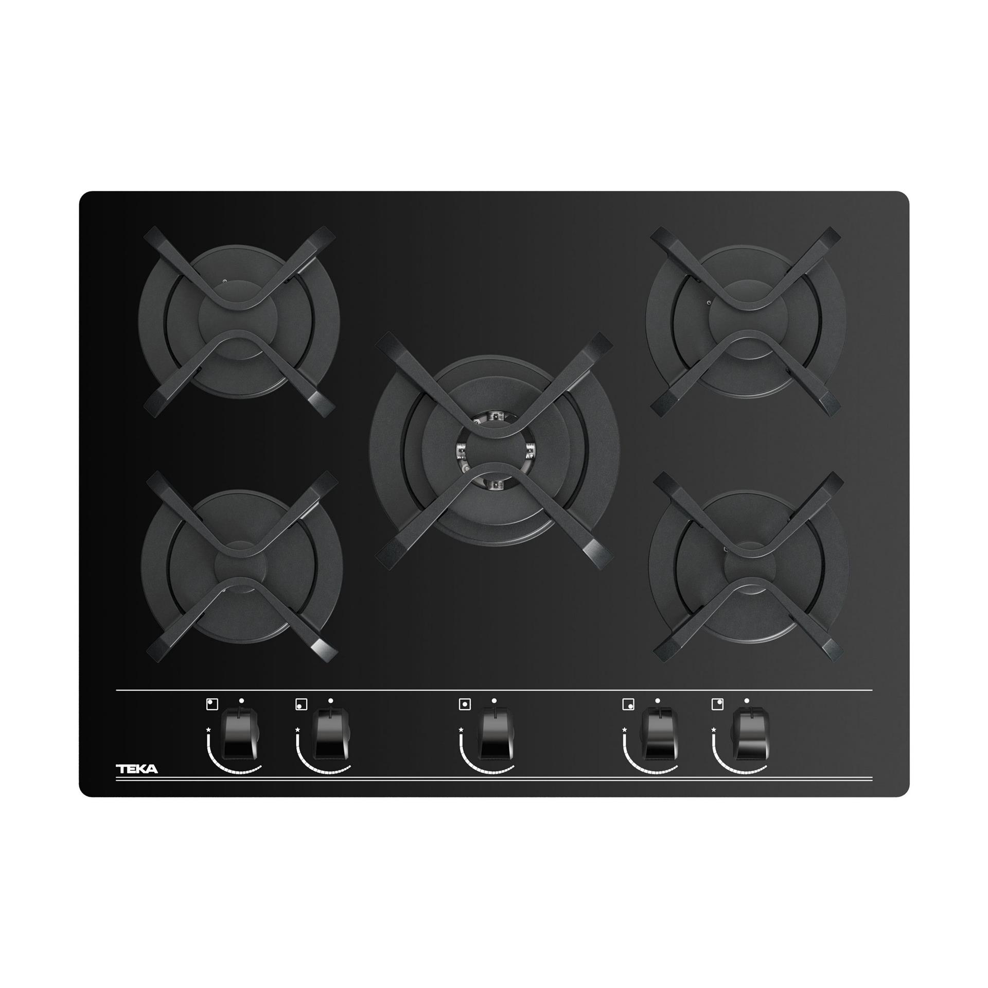 TEKA Siyah Cam Ankastre Set (3' Lü Set)