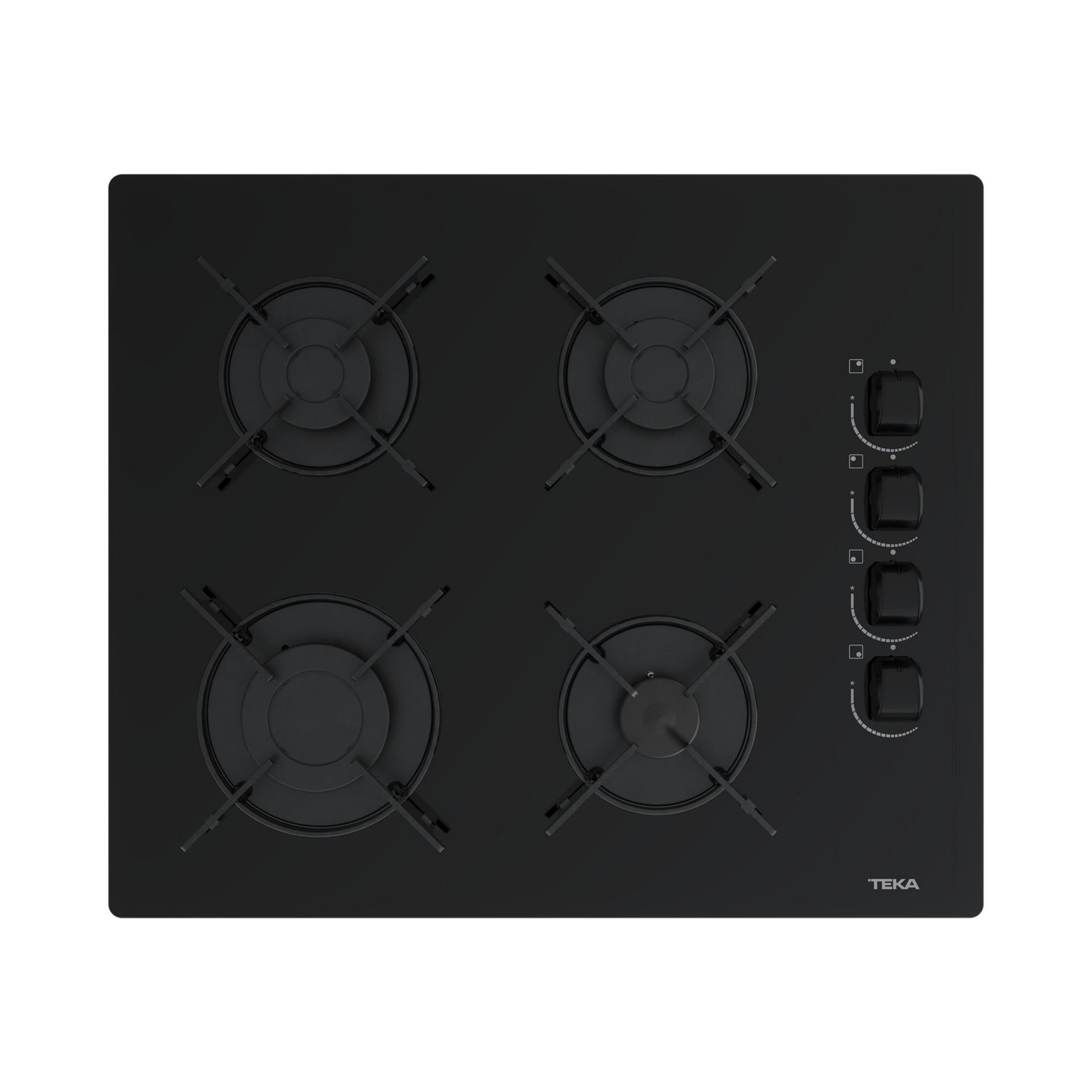 TEKA Siyah Cam Ankastre Set (5' Li Set)