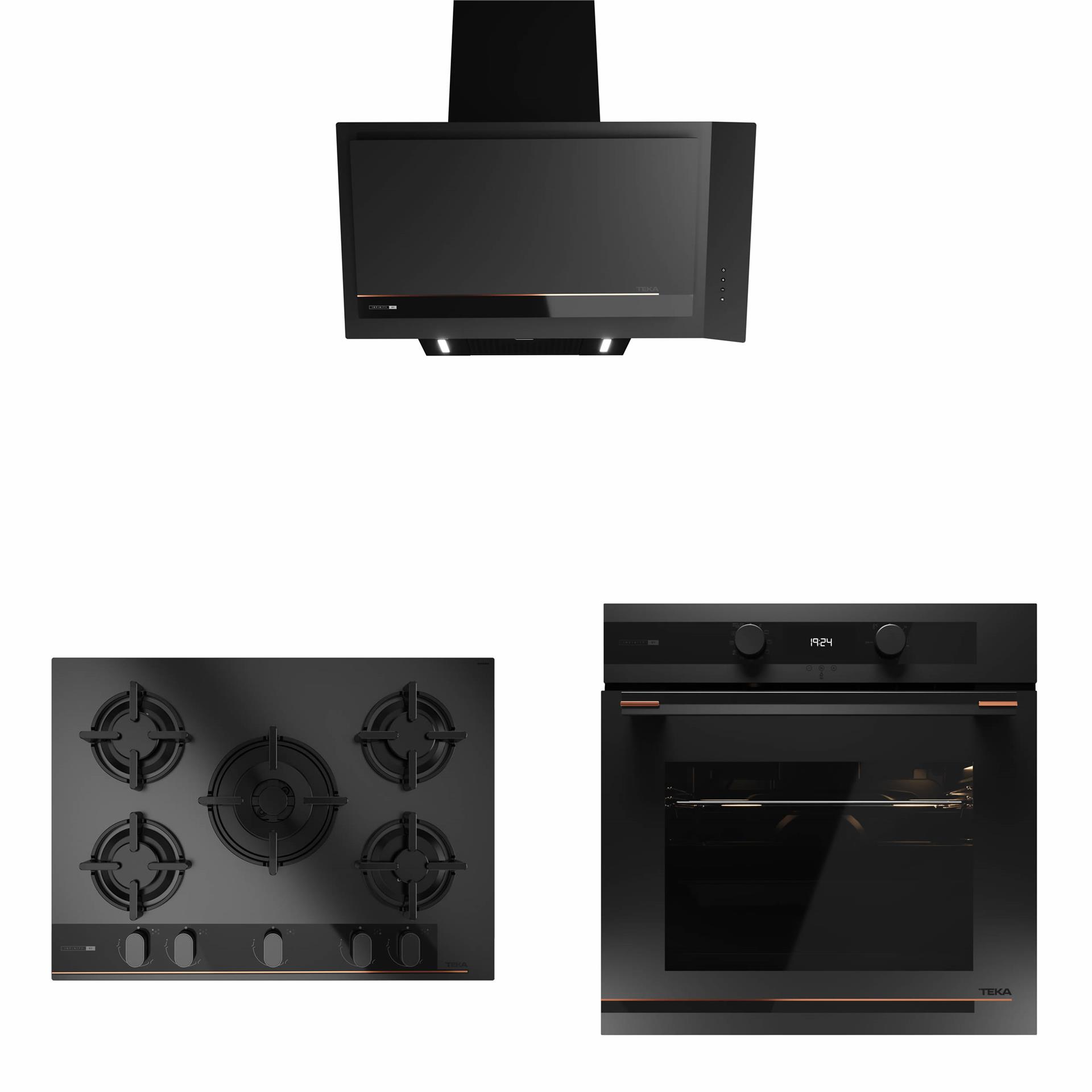 TEKA Siyah İnfinity G1 Edition Ankastre Set (3' Lü Set)