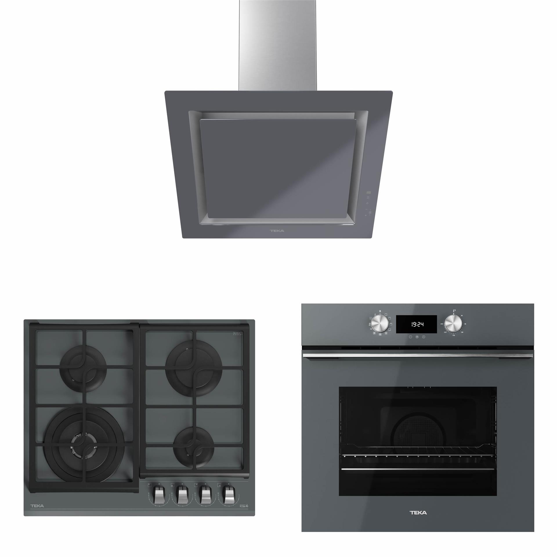 TEKA Gri Urban Ankastre Set (3' Lü Set)