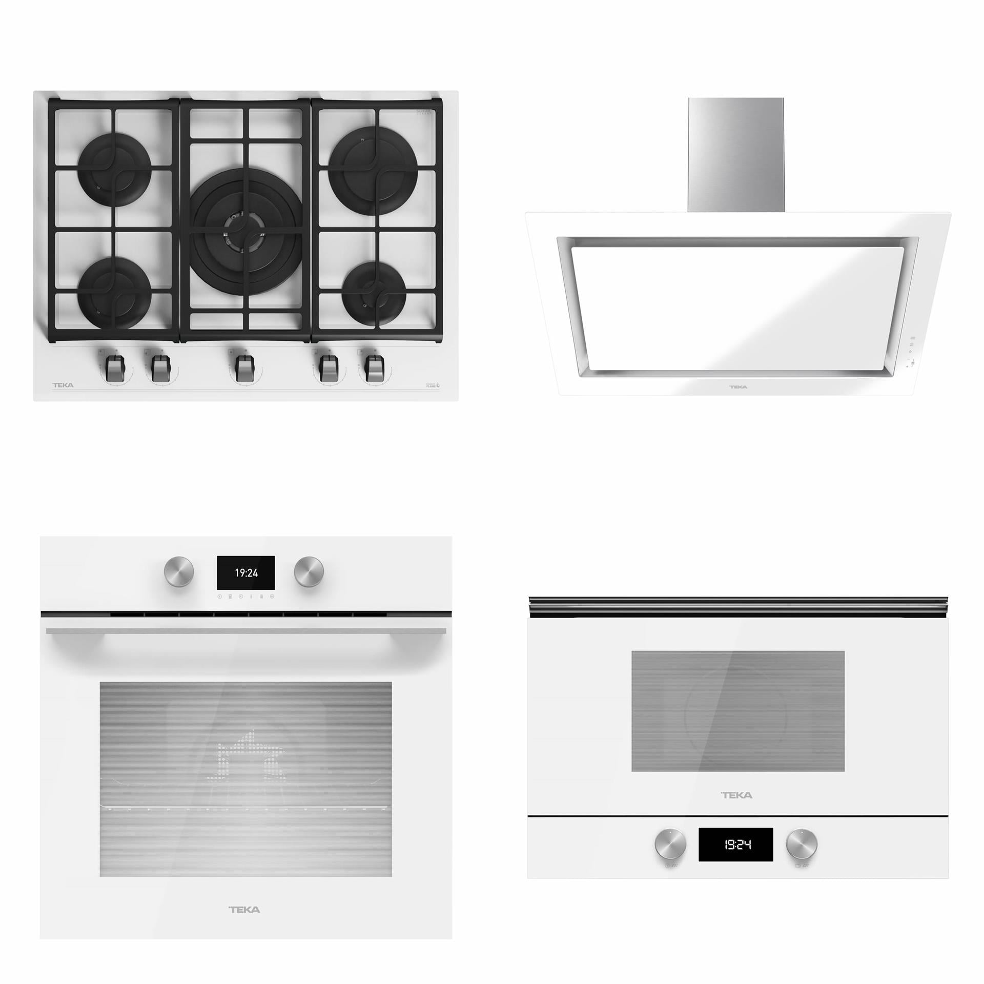 TEKA Beyaz Urban Ankastre Set (4' Lü Set)