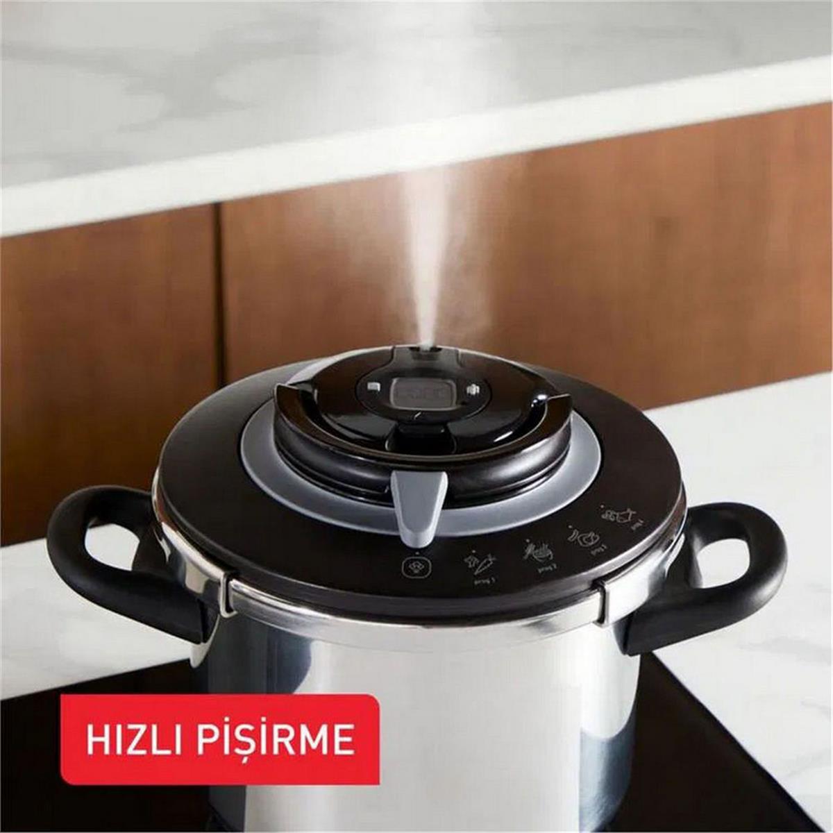 Tefal 6 Litre Clipso+ Chef Düdüklü Tencere (TFL-1510002662)