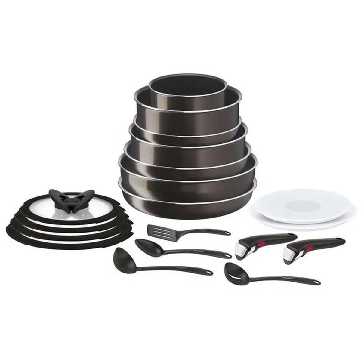 Tefal 19 Parça Maxi İngenio XL İntense Titanyum 2X Set + Multi Krep Tavası (TFL-2100129603)