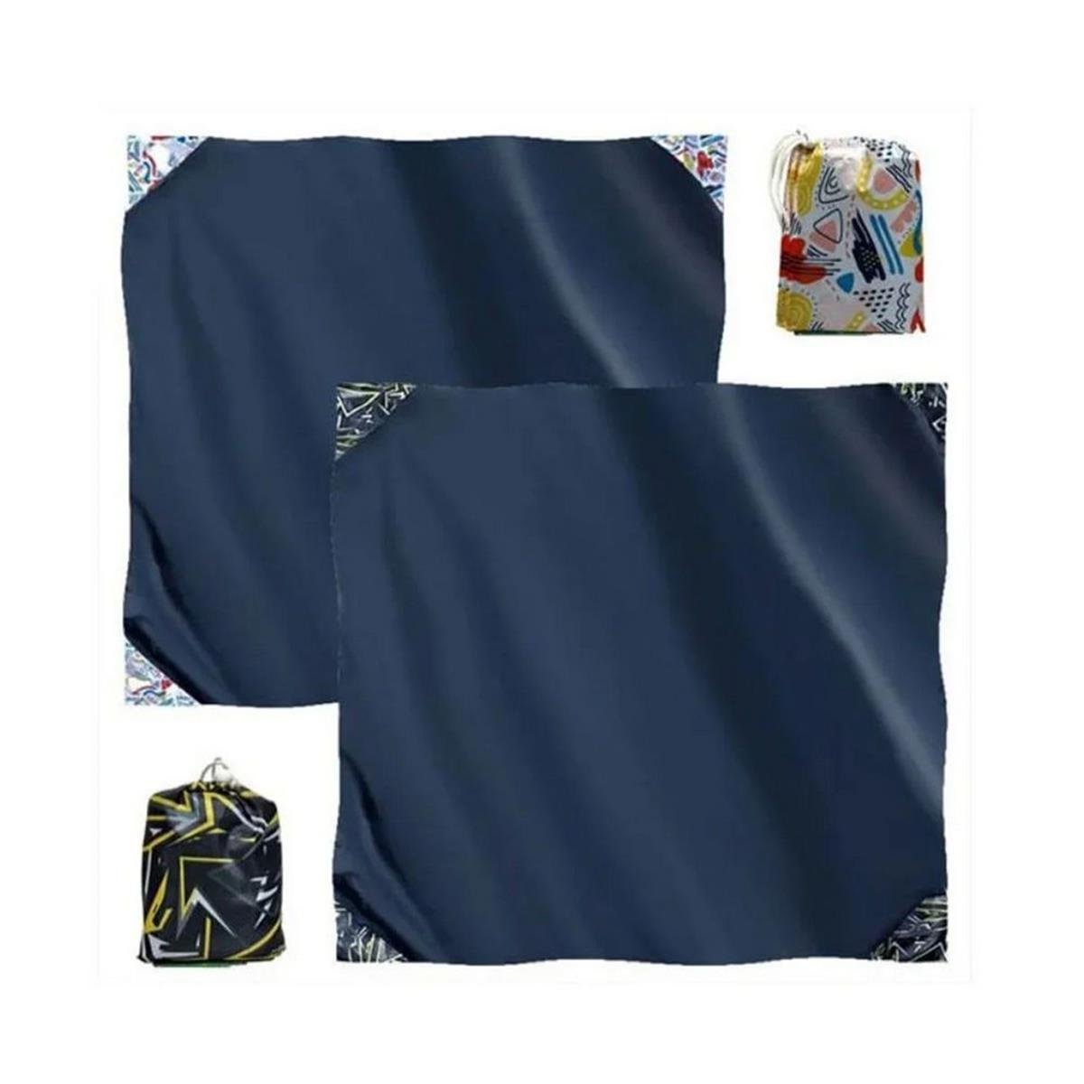 Orcamp Siyah 150x150 cm Çantalı Piknik Örtüsü (TM.15.00.0102)