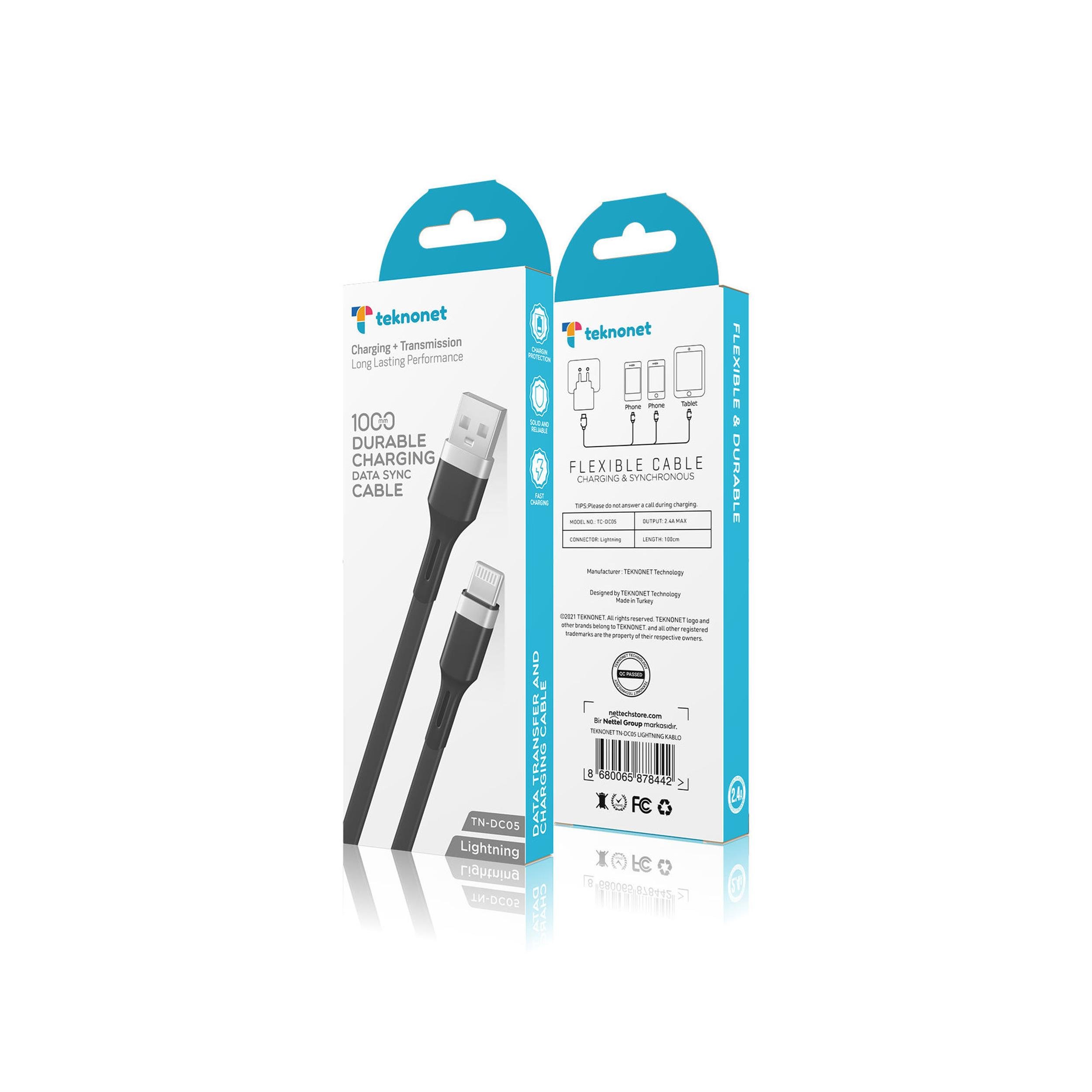 Teknonet Şarj ve Data Kablosu (TN-DC05)