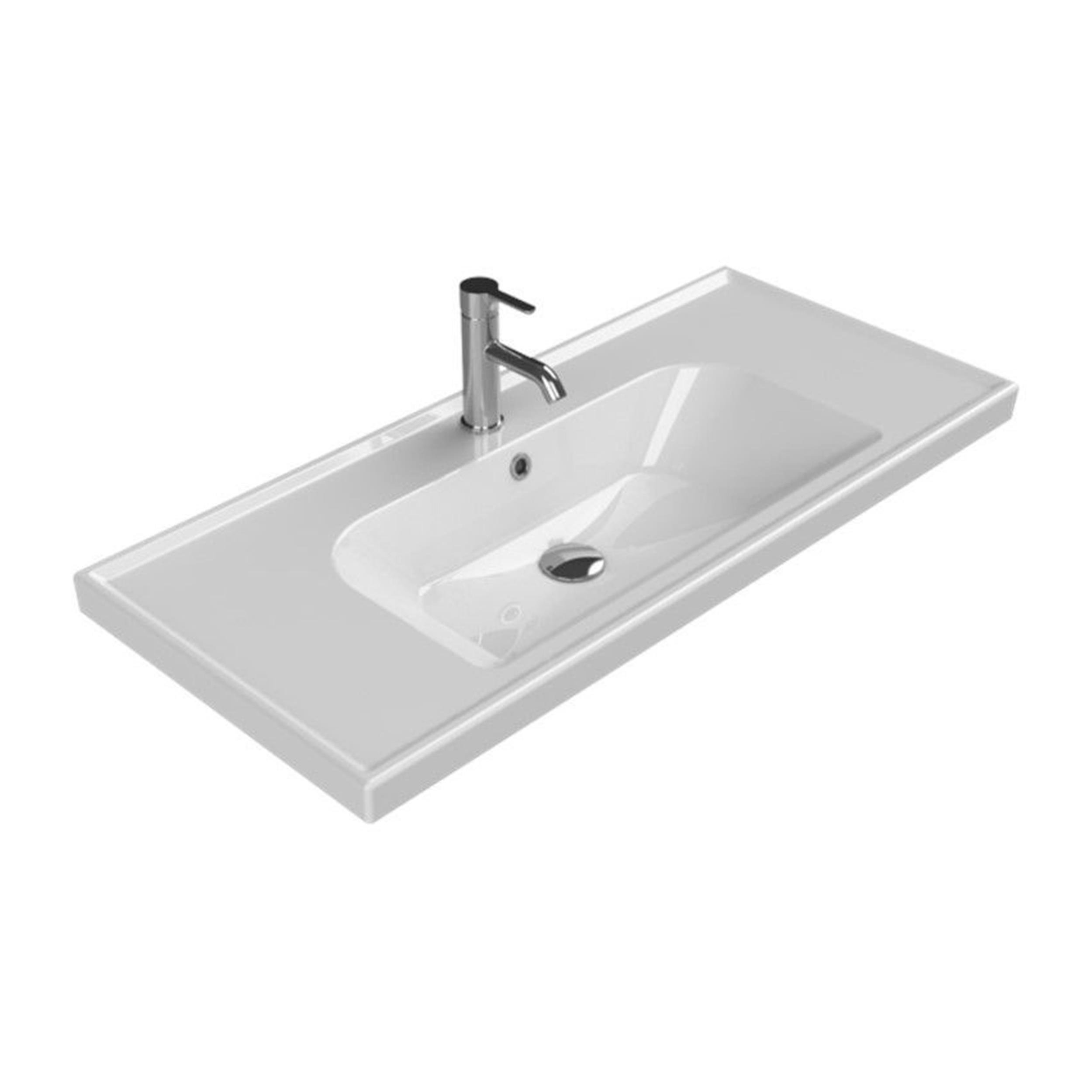 Cerastyle 100x45 cm Frame Etajerli Lavabo (TURKUAZ.031400-u)