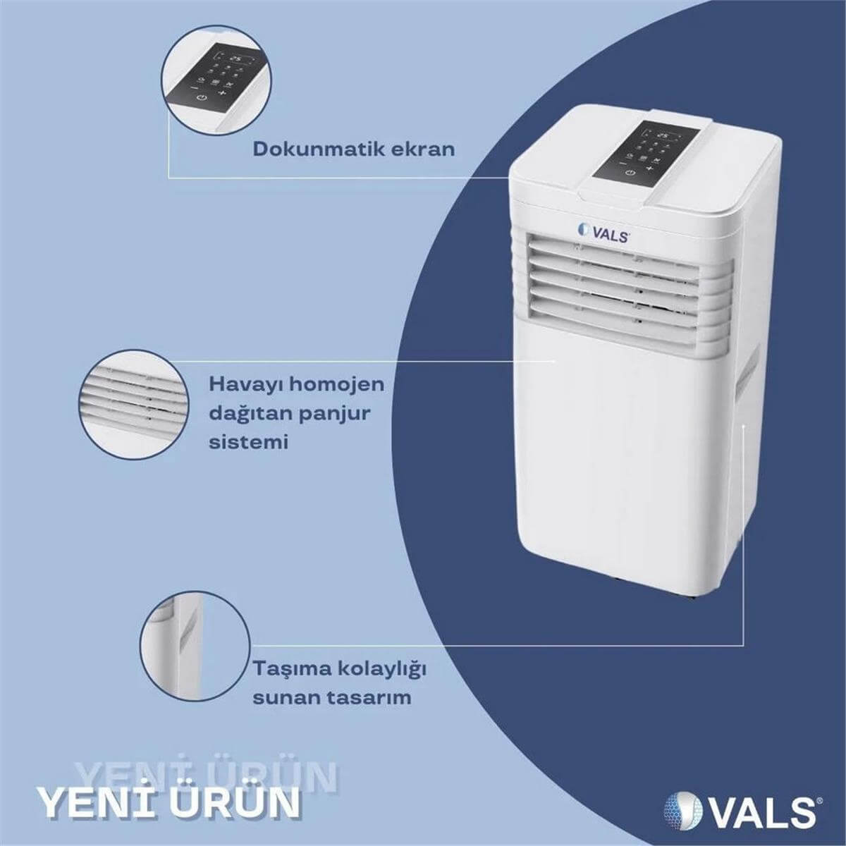 VALS 9000 BTU A++ AC 09 PER Mobil Klima (VALS.AC09PER)
