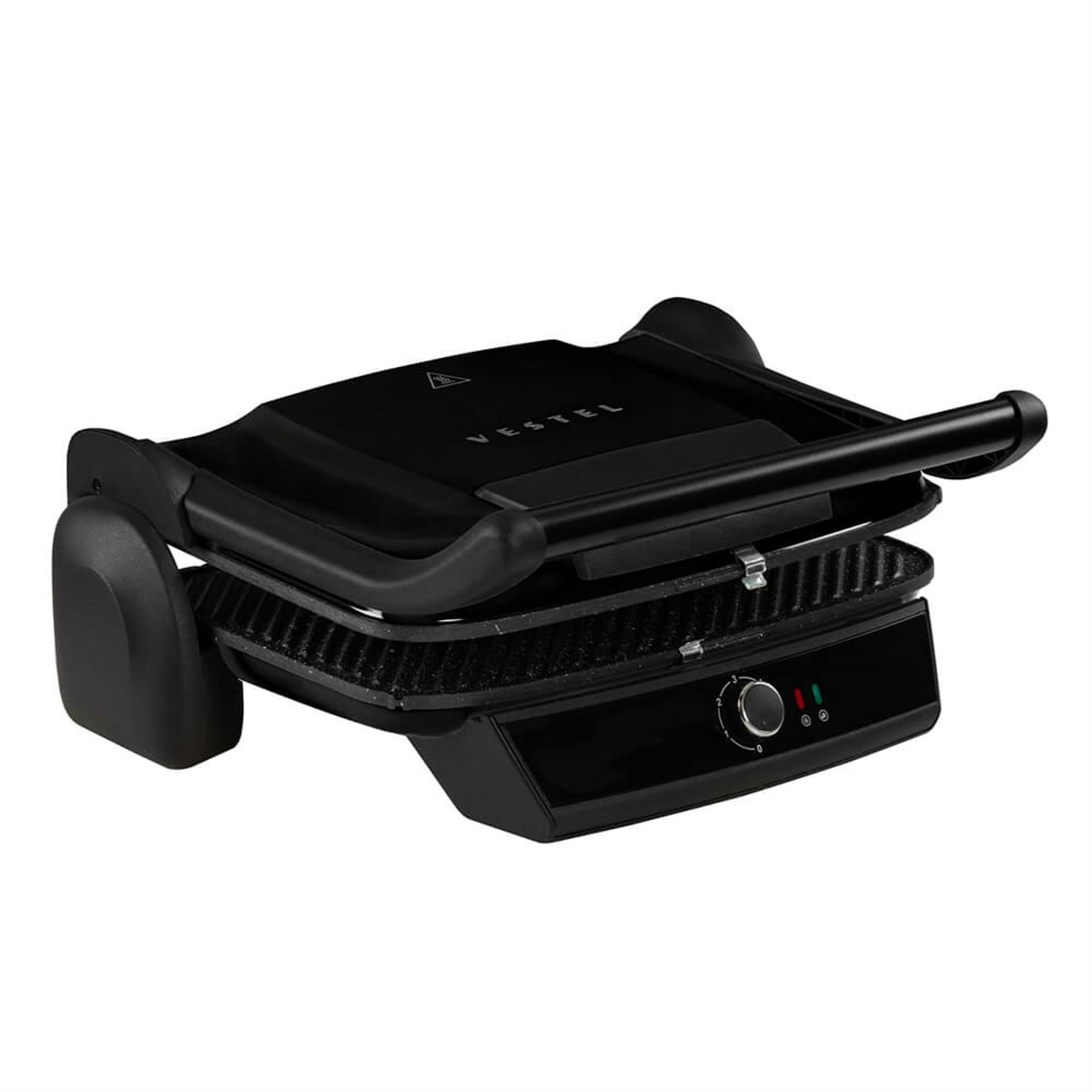 Vestel Siyah Granit Kaplama Retro Tost Makinesi (VESTEL.20244563)