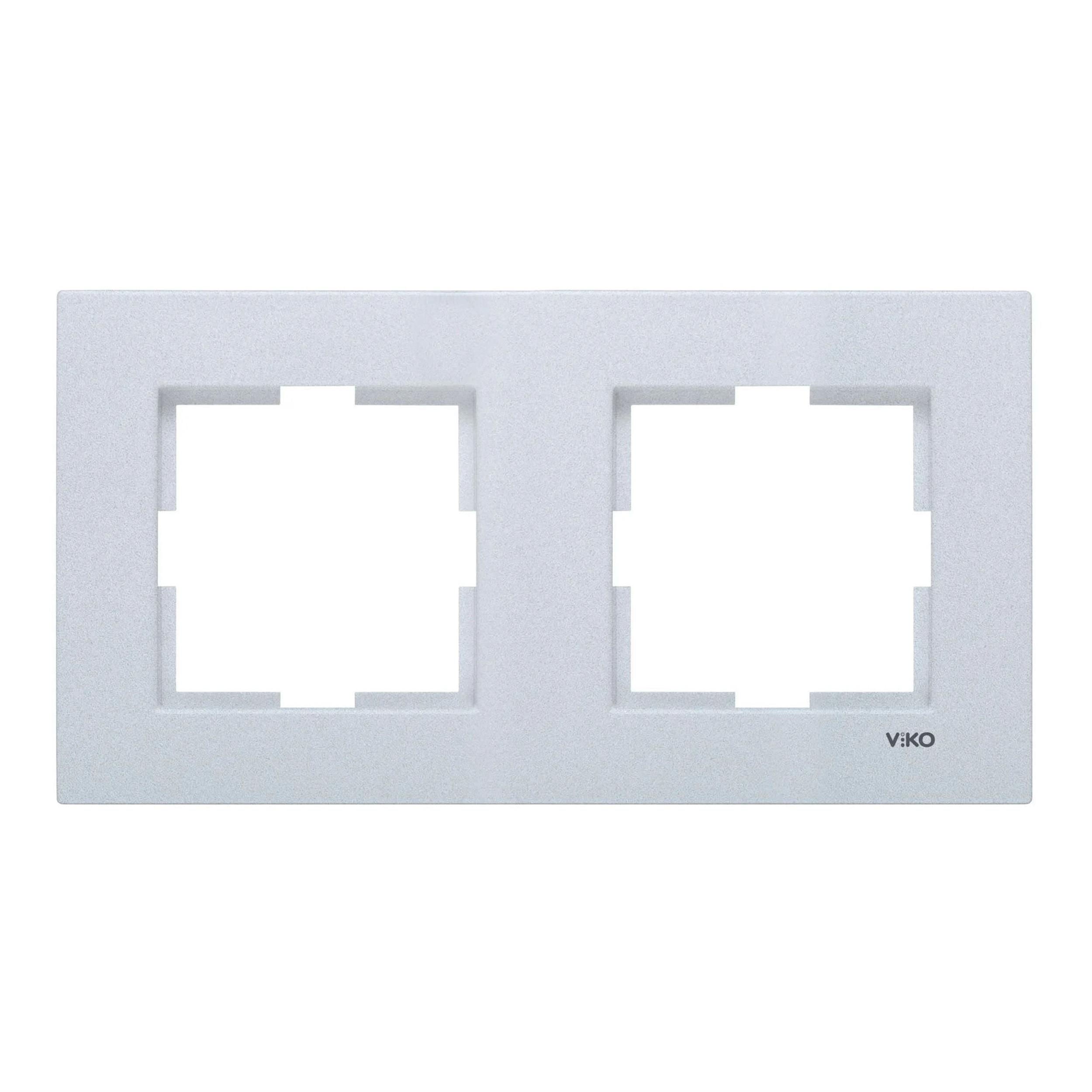 VİKO Gümüş Novella İkili Çerçeve  (VK-92090602)