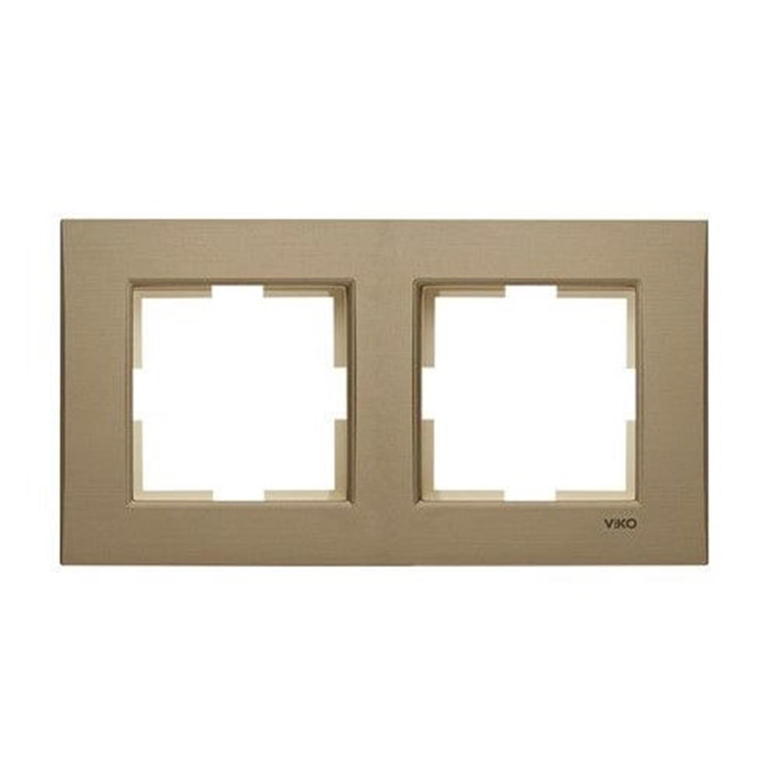VİKO Bronz Novella İkili Çerçeve  (VK-92090622)