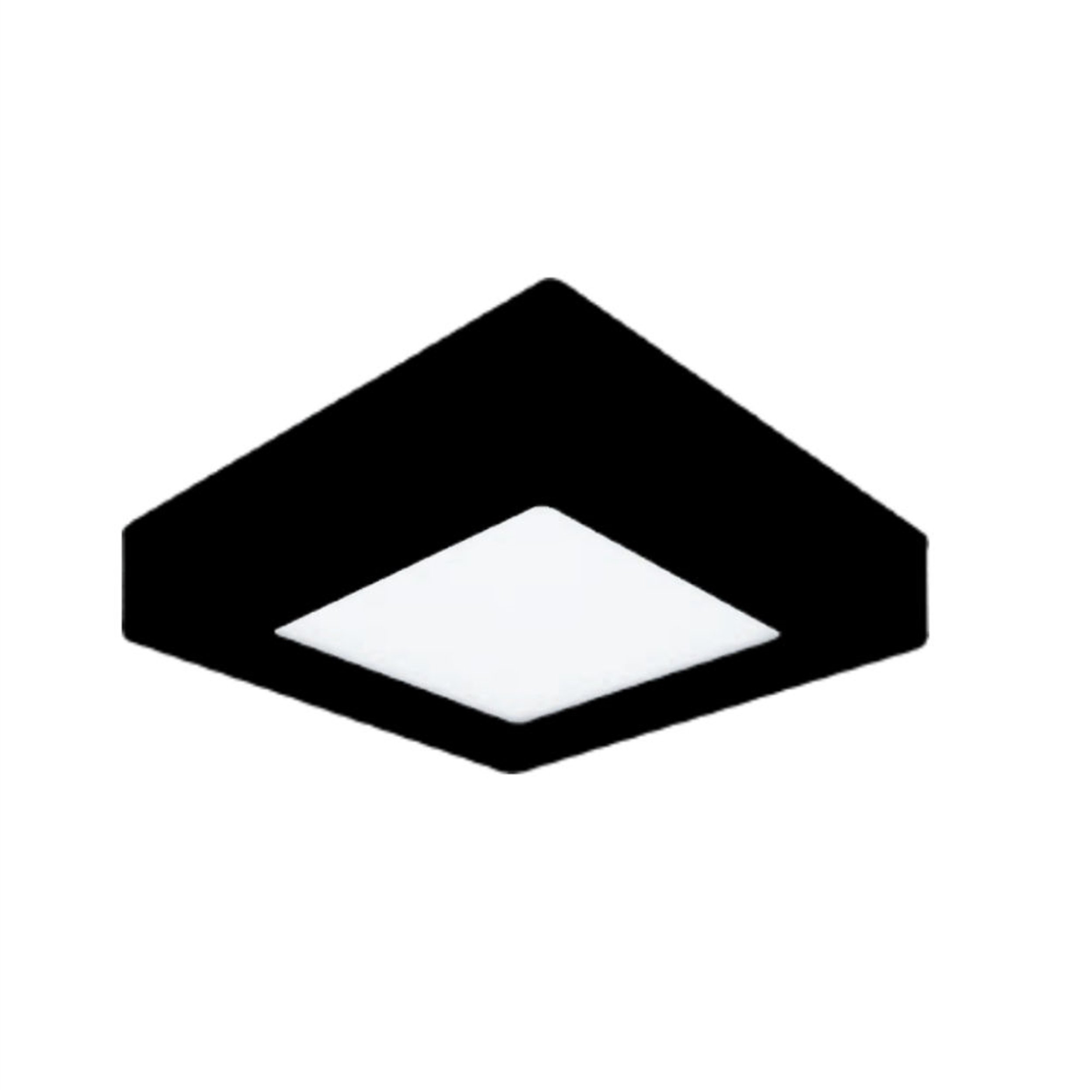 Venso Siyah Kasa 18 Watt 3000K Kare Sıva Üstü LED Panel (VN1501)