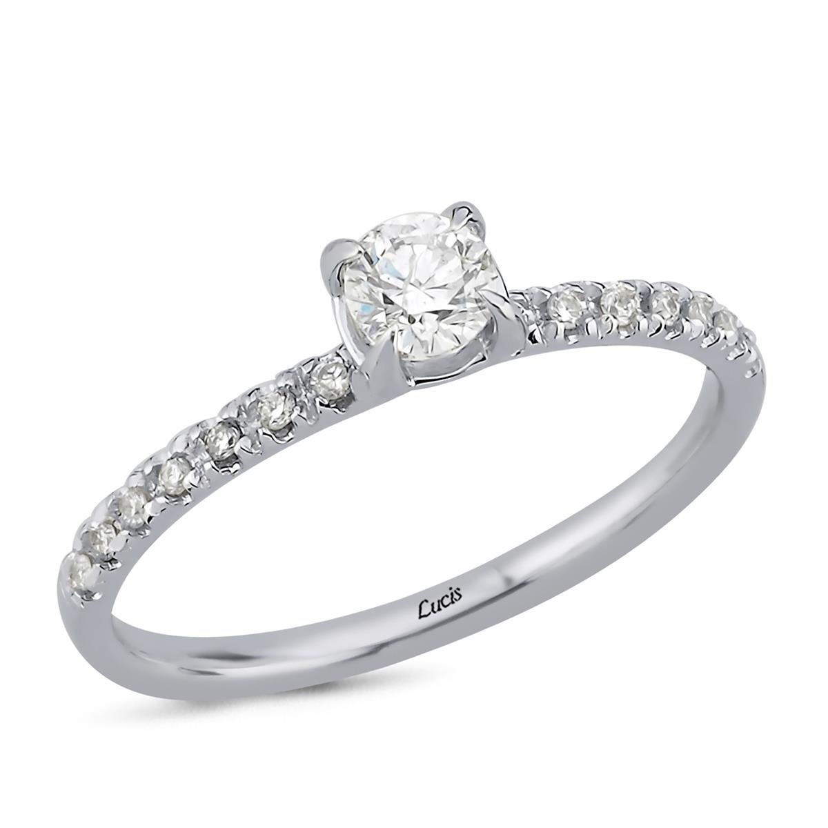 0.41 Karat Pırlanta Tektaş Yüzük L060204