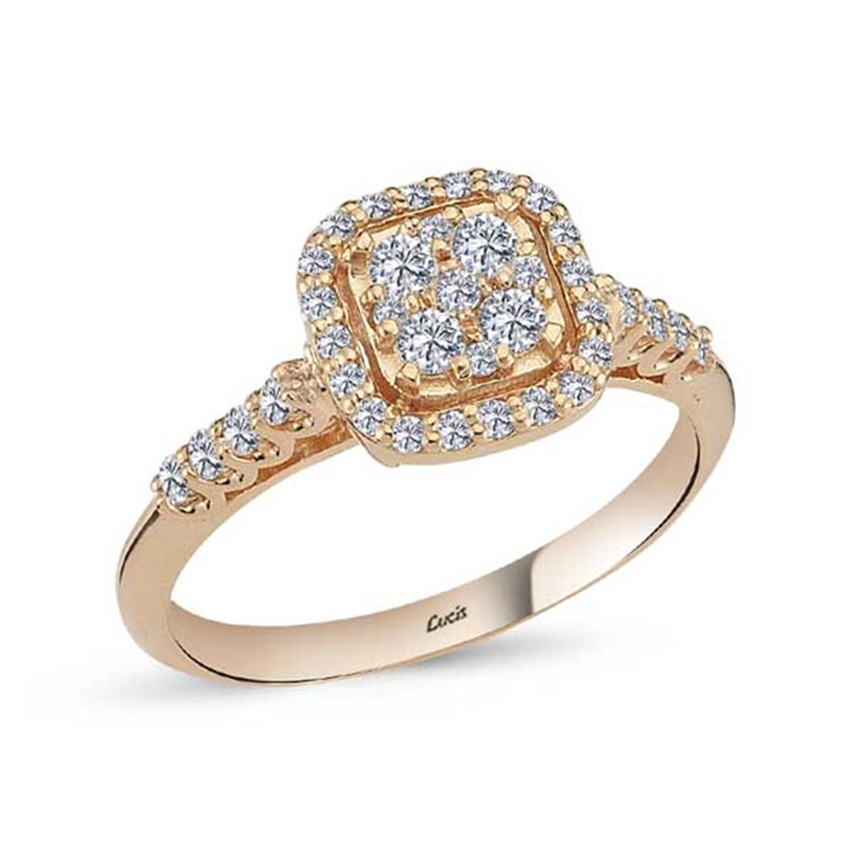 0.54 Karat Pırlanta Violet Yüzük L063916