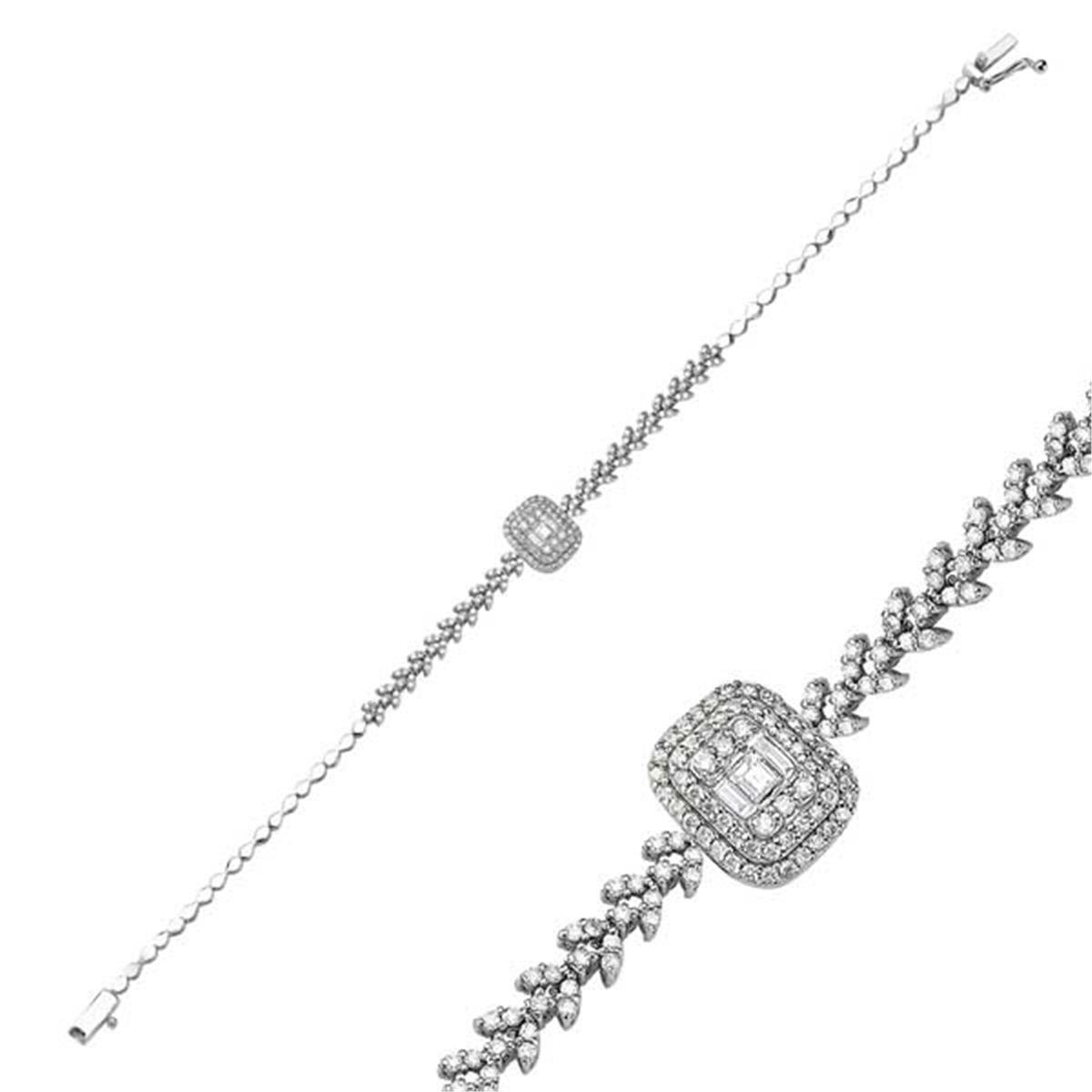 0.53 Karat Pırlanta Baget Bileklik L059618