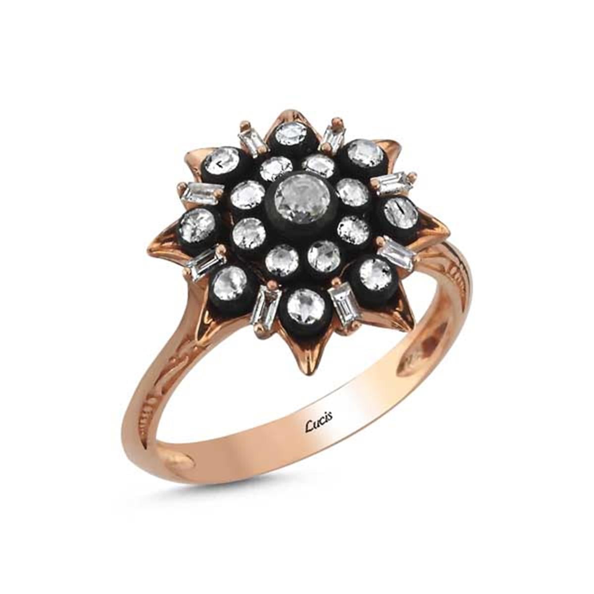 0.50 Karat Elmas Gül Yüzük L057971