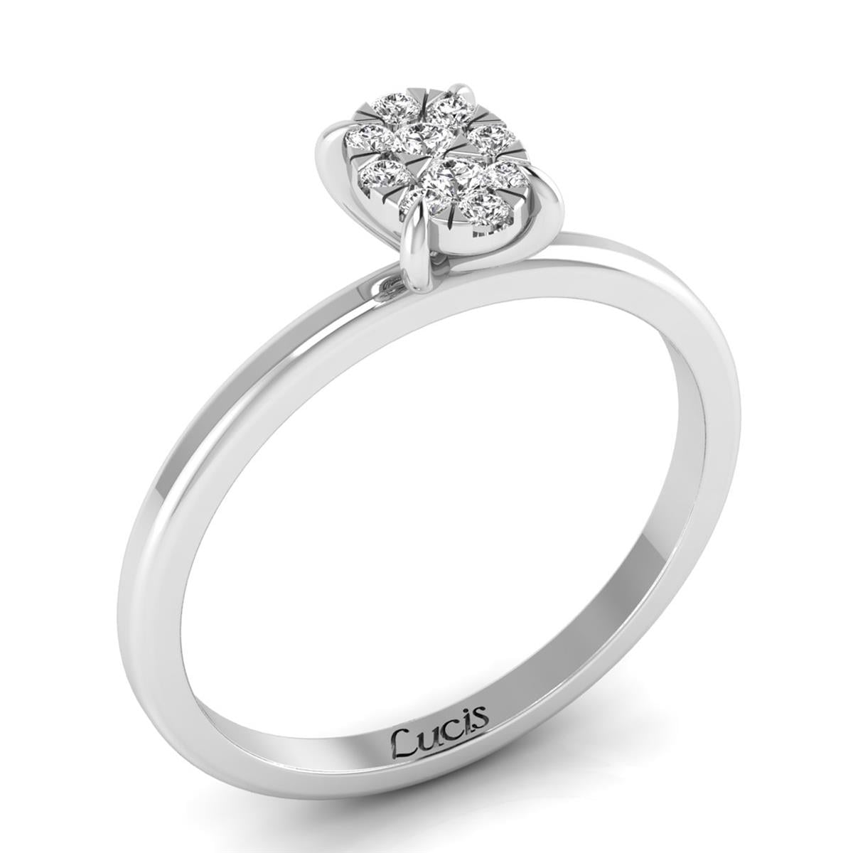 0.11 Karat Pırlanta Coronet  Yüzük L065138