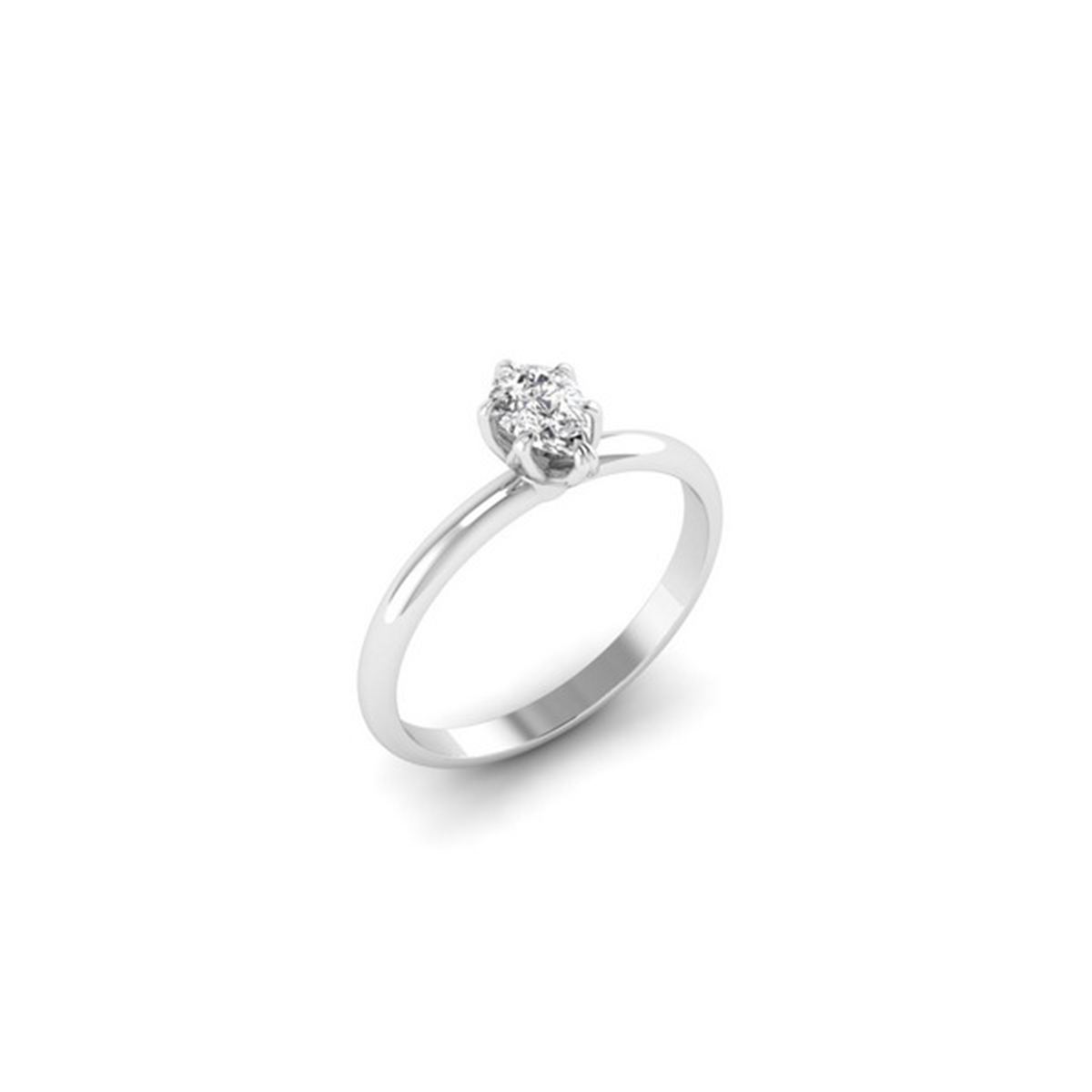 0.65 Karat Pırlanta Tektaş Yüzük V011797