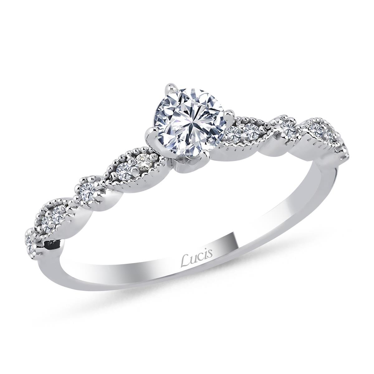 0.42 Karat Pırlanta Tektaş Yüzük V010248