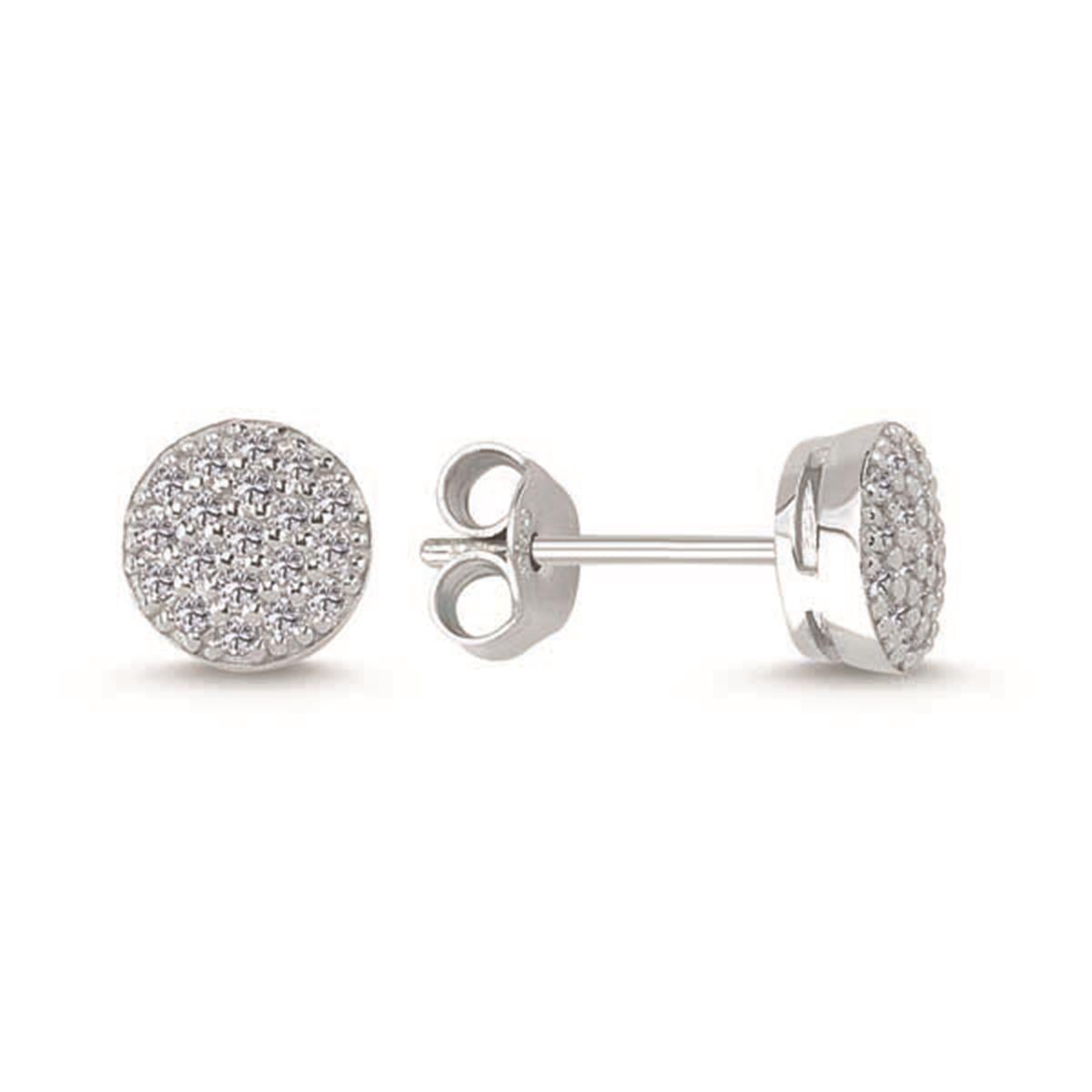 0.68 Karat Pırlanta Violet Küpe L063341