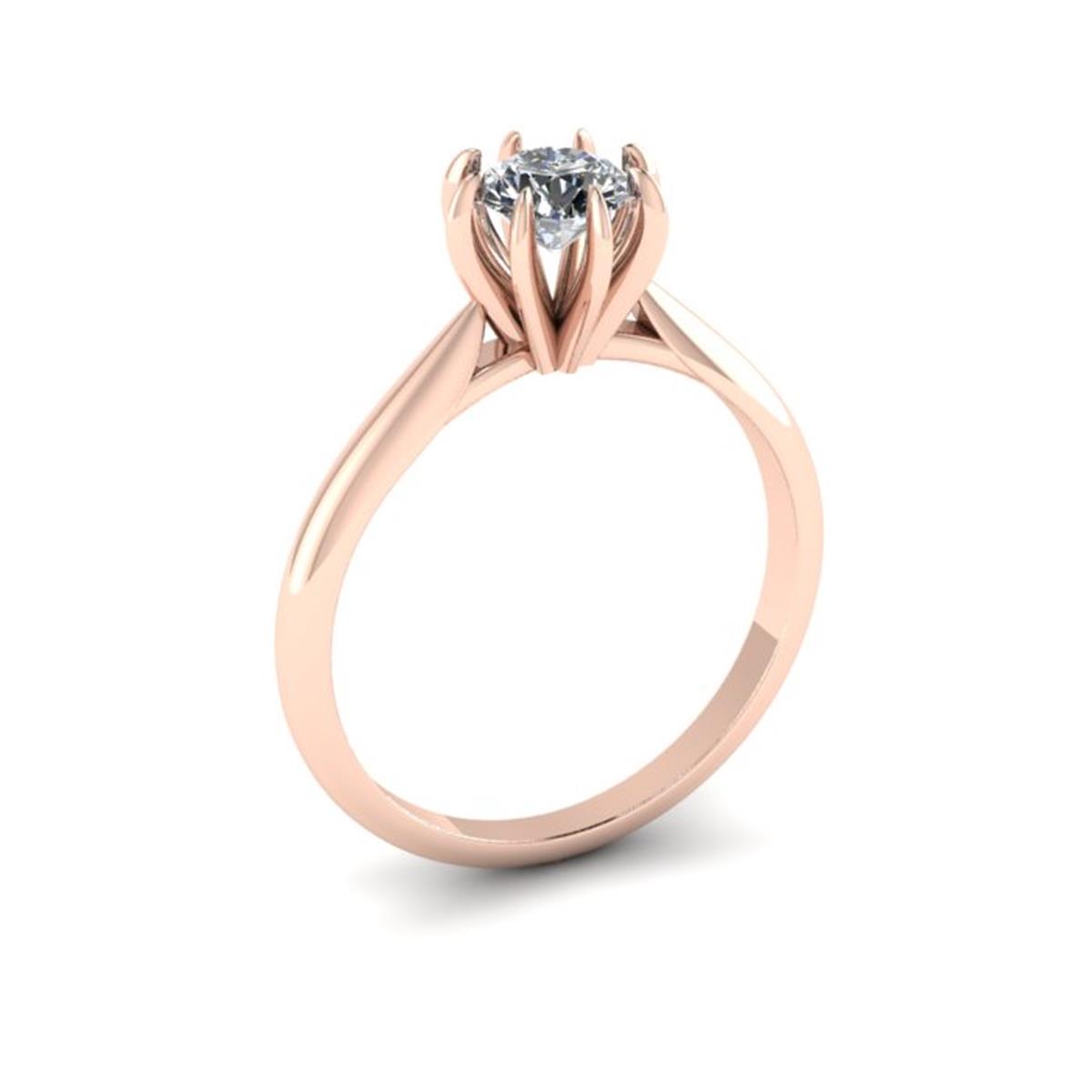 0.19 Karat Pırlanta Tektaş Yüzük V010488