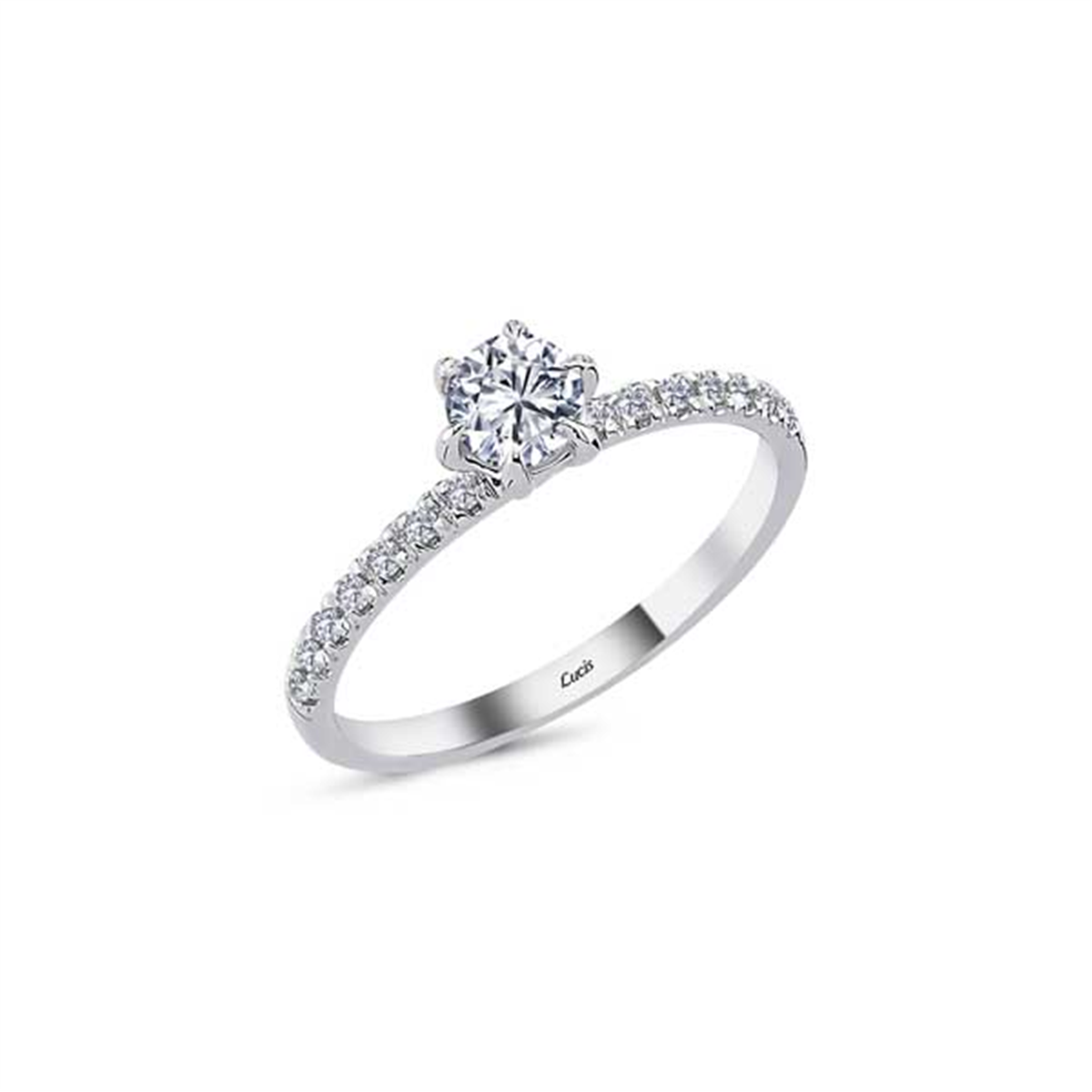 0.22 Karat Pırlanta Tektaş Yüzük L064693