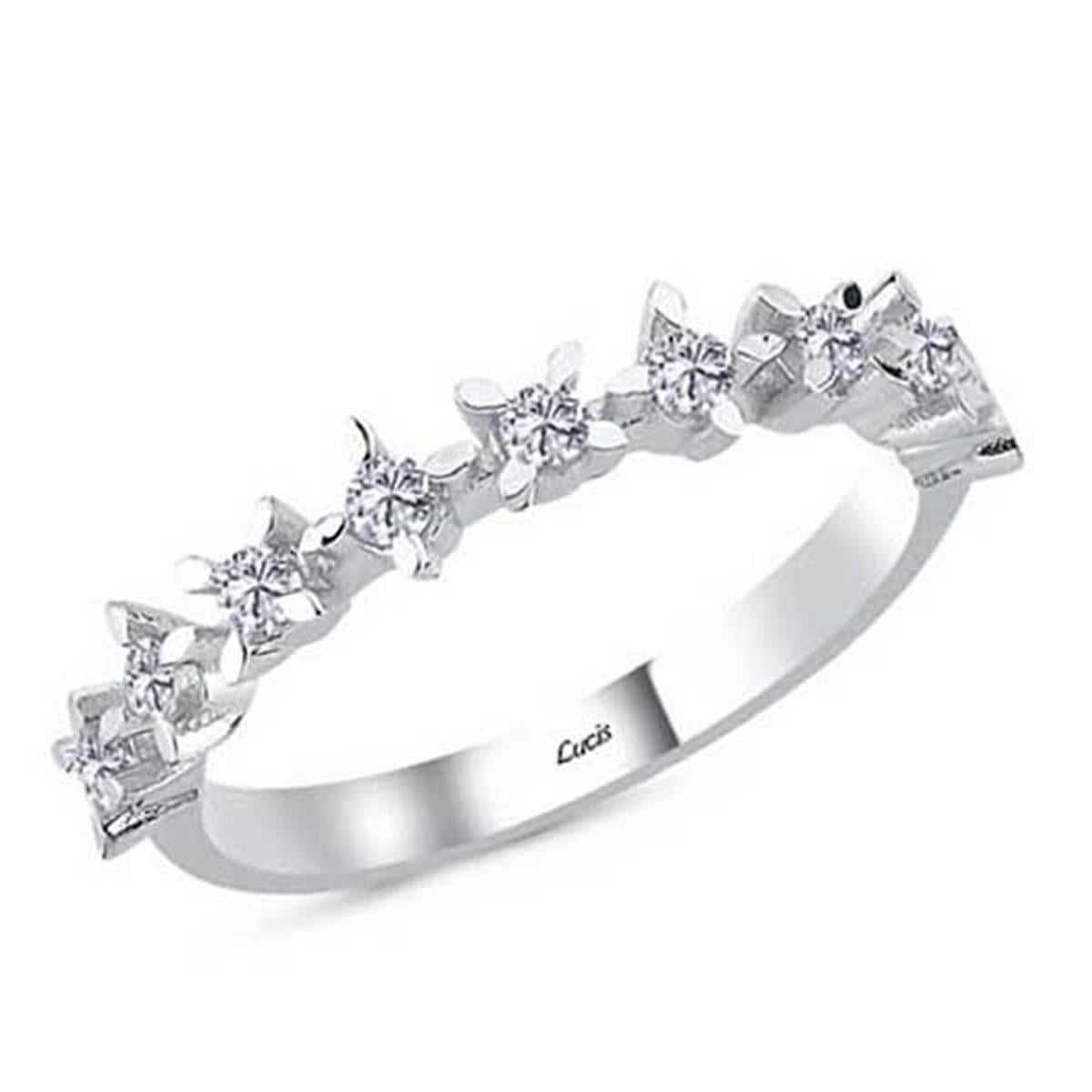 0.28 Karat Pırlanta Yarım Tur Yüzük L064500