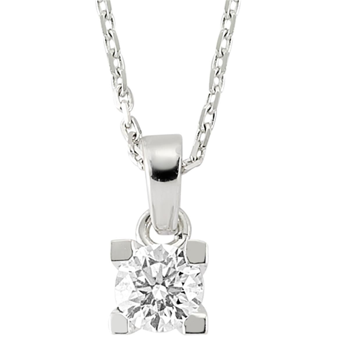 0.27 Karat Pırlanta Tektaş Kolye L060446
