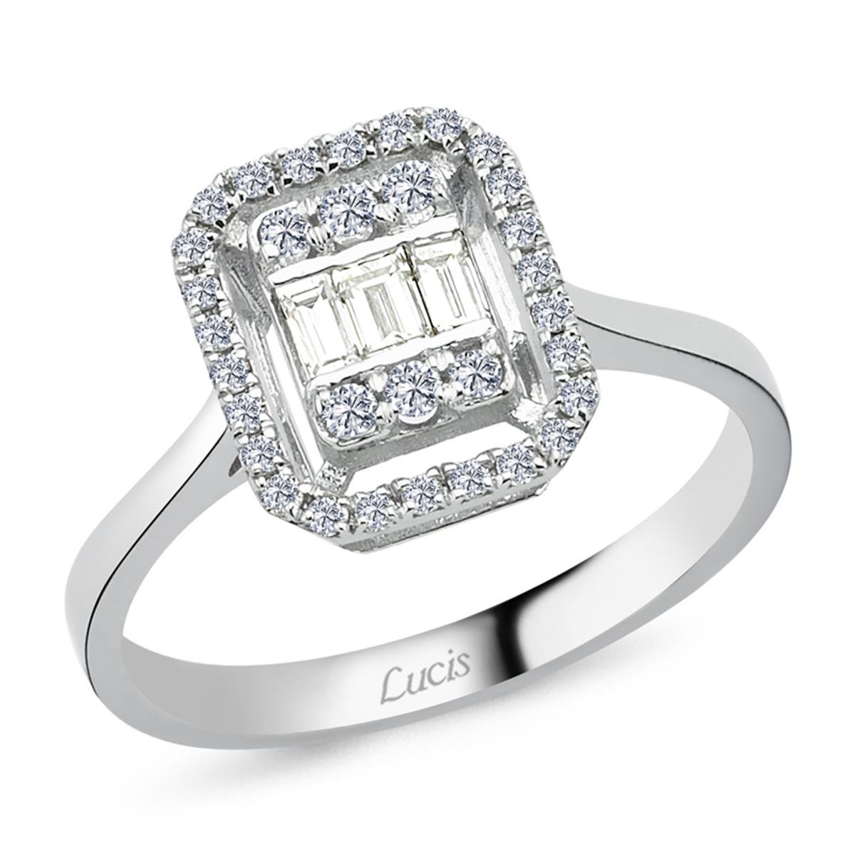 0.23 Karat Pırlanta Baget Yüzük L059816