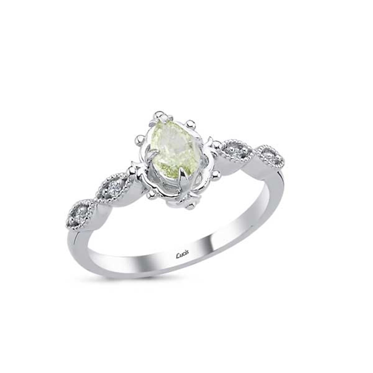 0.41 Karat Pırlanta Renkli Yüzük L064611