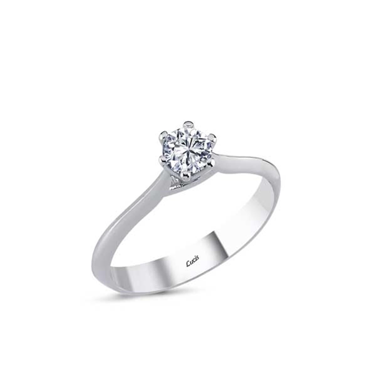 0.31 Karat Pırlanta Tektaş Yüzük V010959