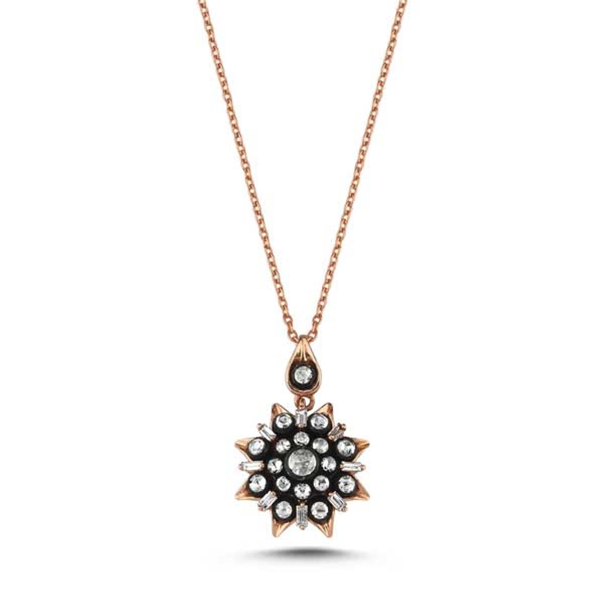 0.50 Karat Elmas Gül Kolye L057972