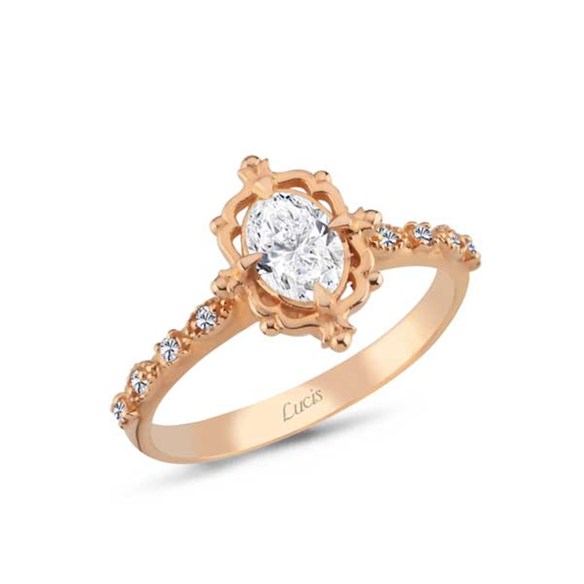 0.55 Karat Pırlanta Tasarım Yüzük L065637