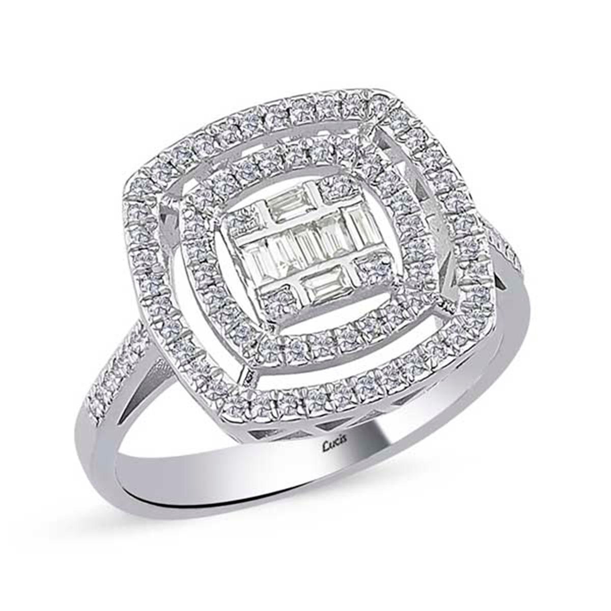 0.48 Karat Pırlanta Baget Yüzük L039954