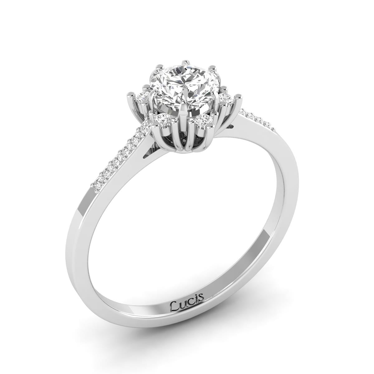 0.65 Karat Pırlanta Tektaş Yüzük L065002