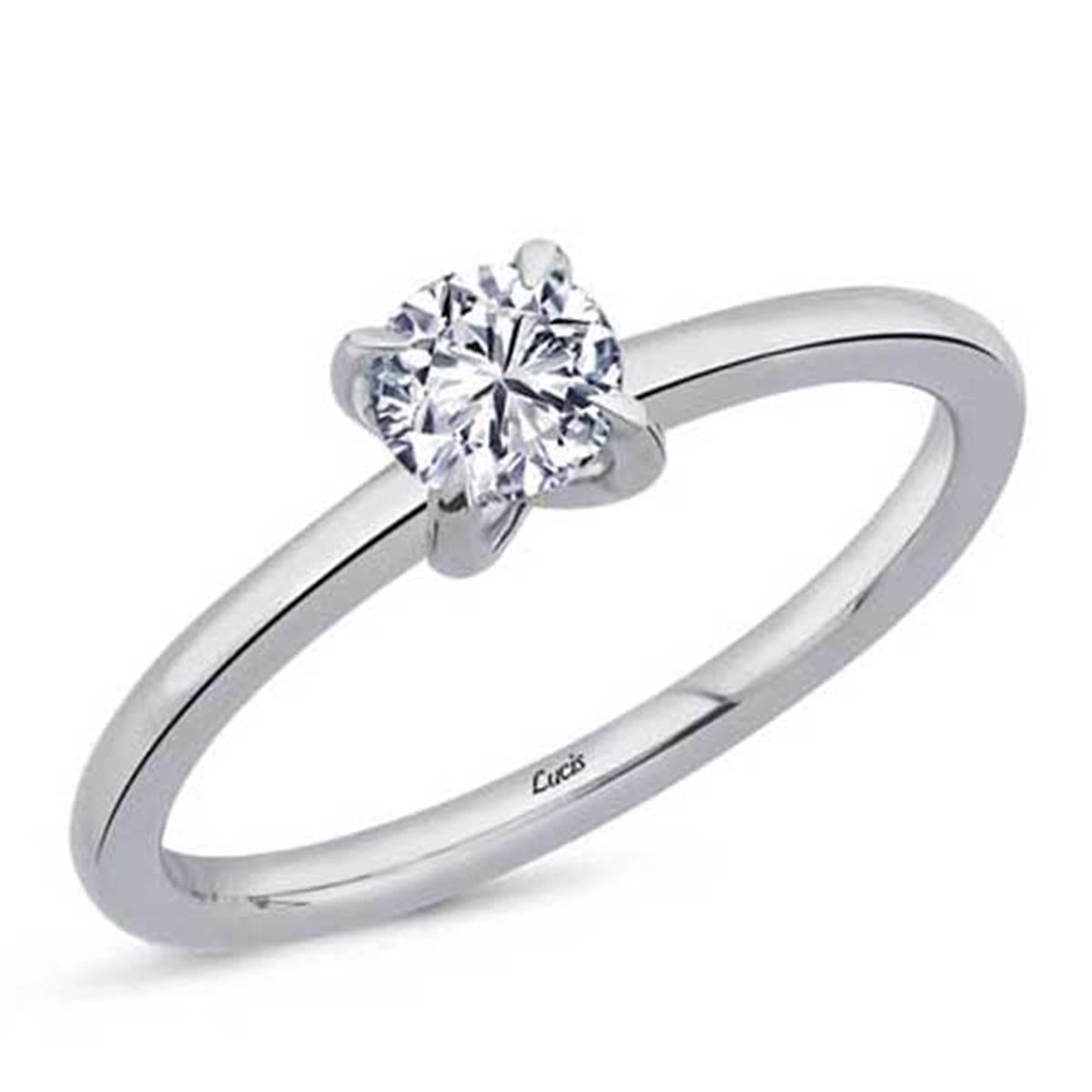 0.10 Karat Pırlanta Tektaş Yüzük L057246