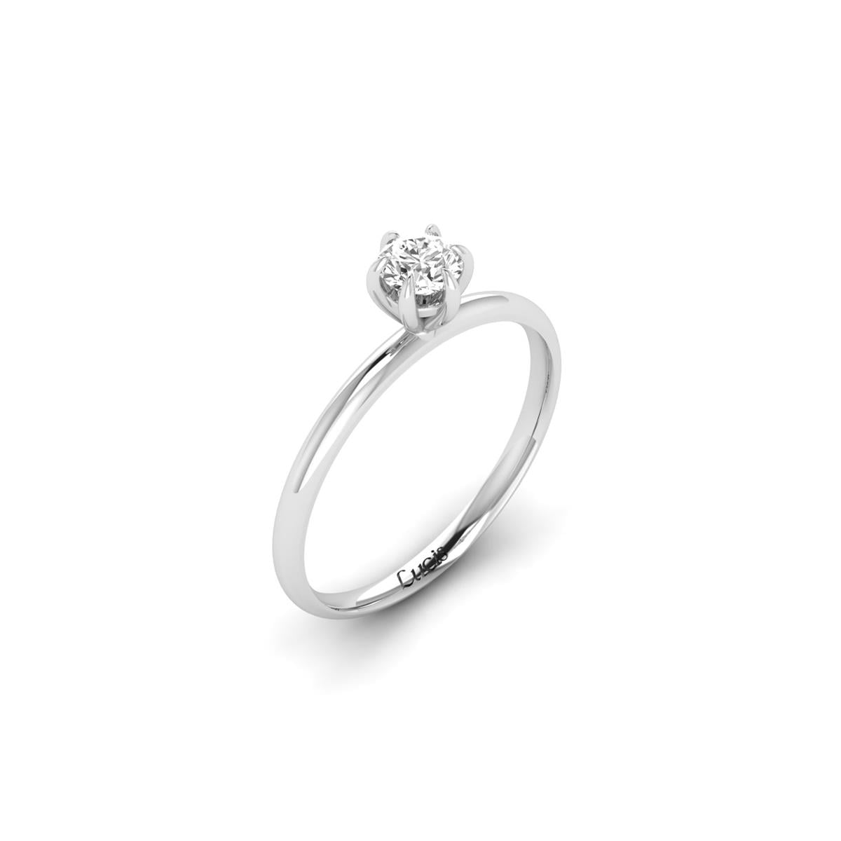 0.13 Karat Pırlanta Tektaş Yüzük L054046