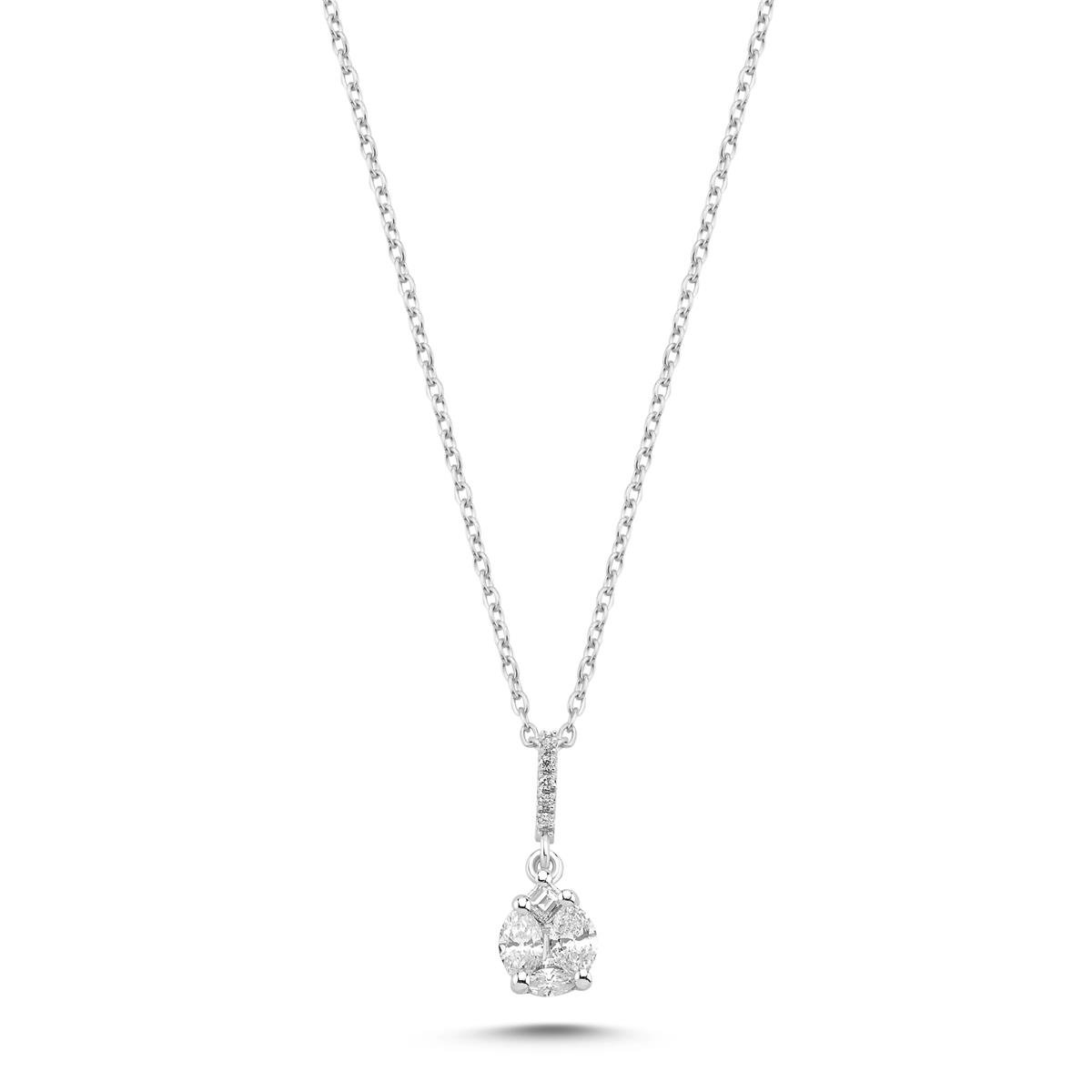 0.26 Karat Pırlanta Tasarım Kolye