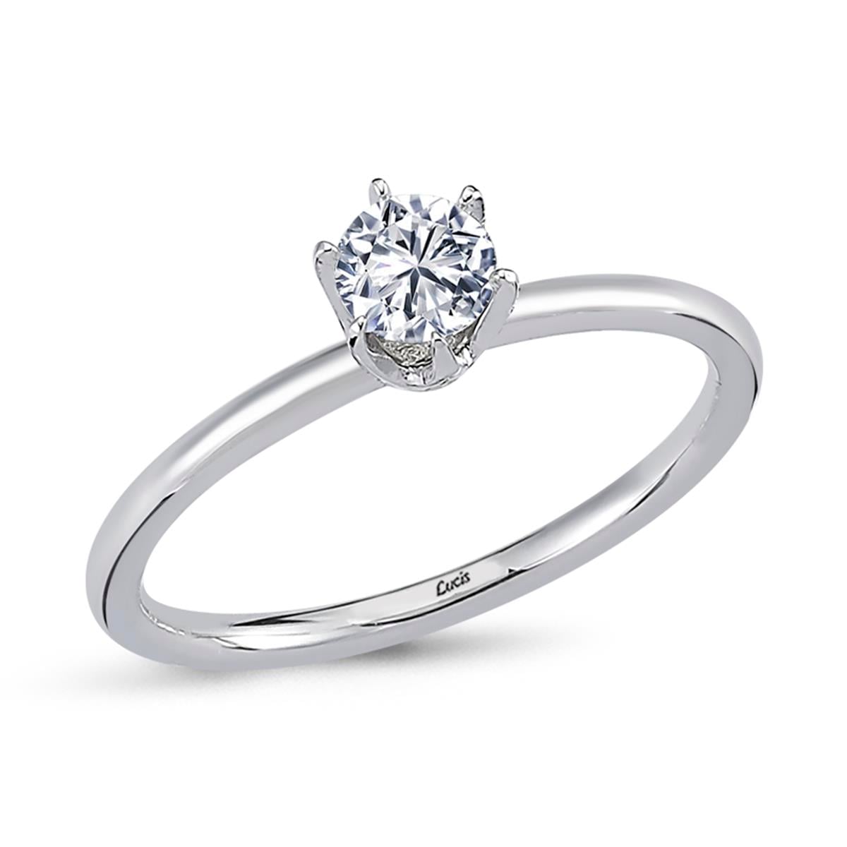 0.80 Karat Pırlanta Tektaş Yüzük V008091