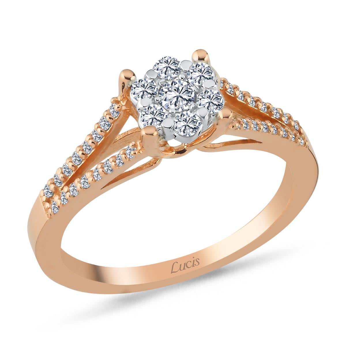 0.38 Karat Pırlanta Violet Yüzük L064619