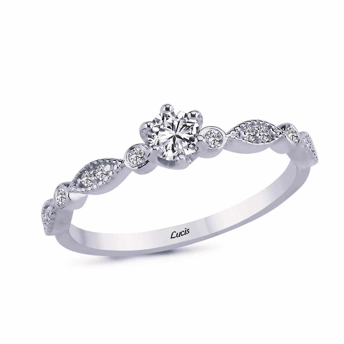 0.23 Karat Pırlanta Tektaş Yüzük L059406