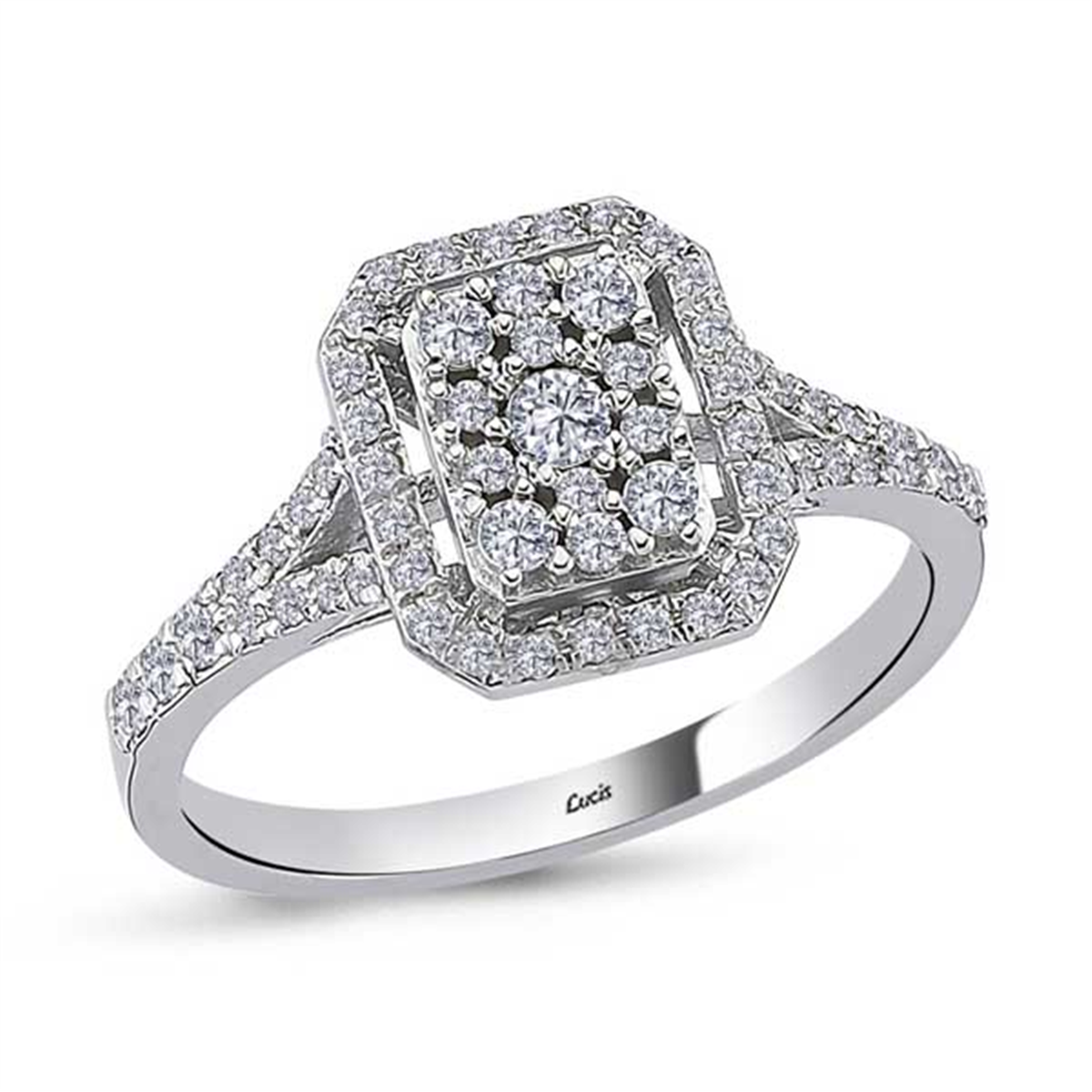 0.44 Karat Pırlanta Violet Yüzük L064186