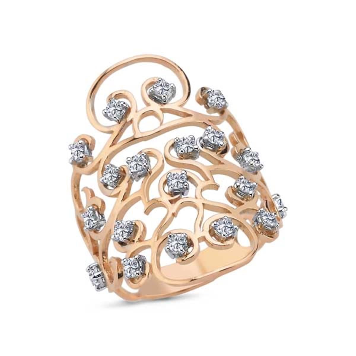 0.45 Karat Pırlanta Tasarım Yüzük L064346