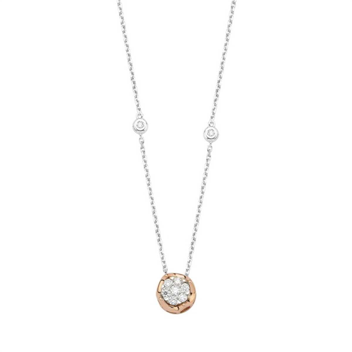 0.14 Karat Pırlanta Tektaş Kolye L063594